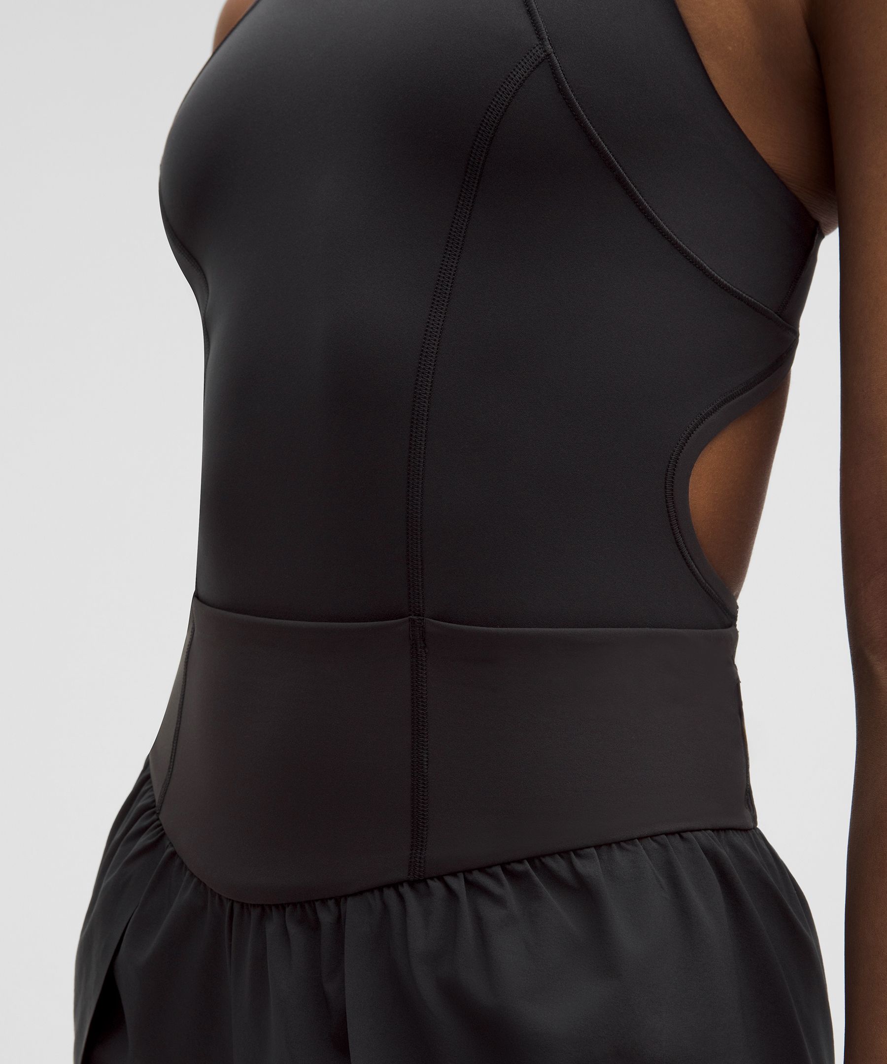 Lululemon Go Further Split-short Runsie 3" In Brown