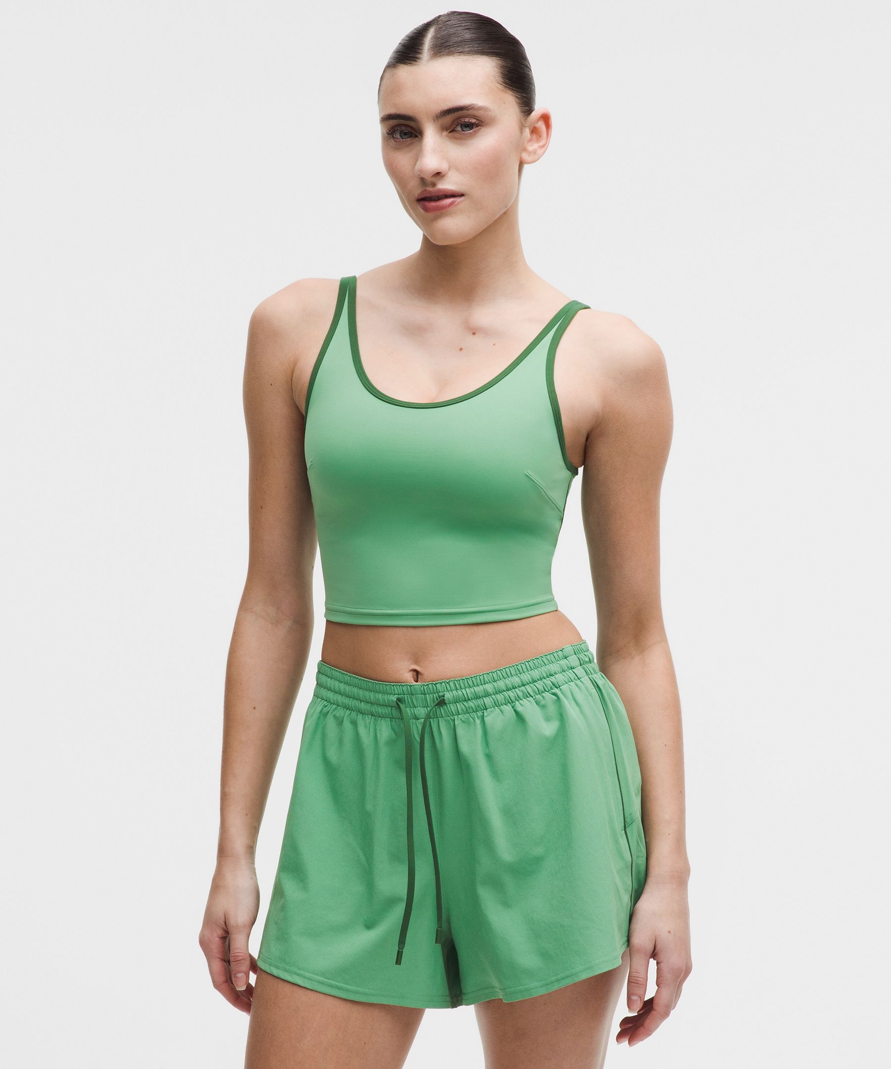 Scoop-Neck Cutout Tennis Tank Top 