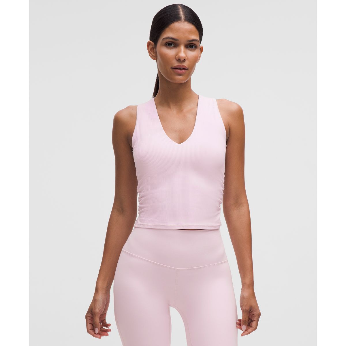 All It Takes V-Neck Tank Top Light Support, B–D Cup Ribbed Nulu