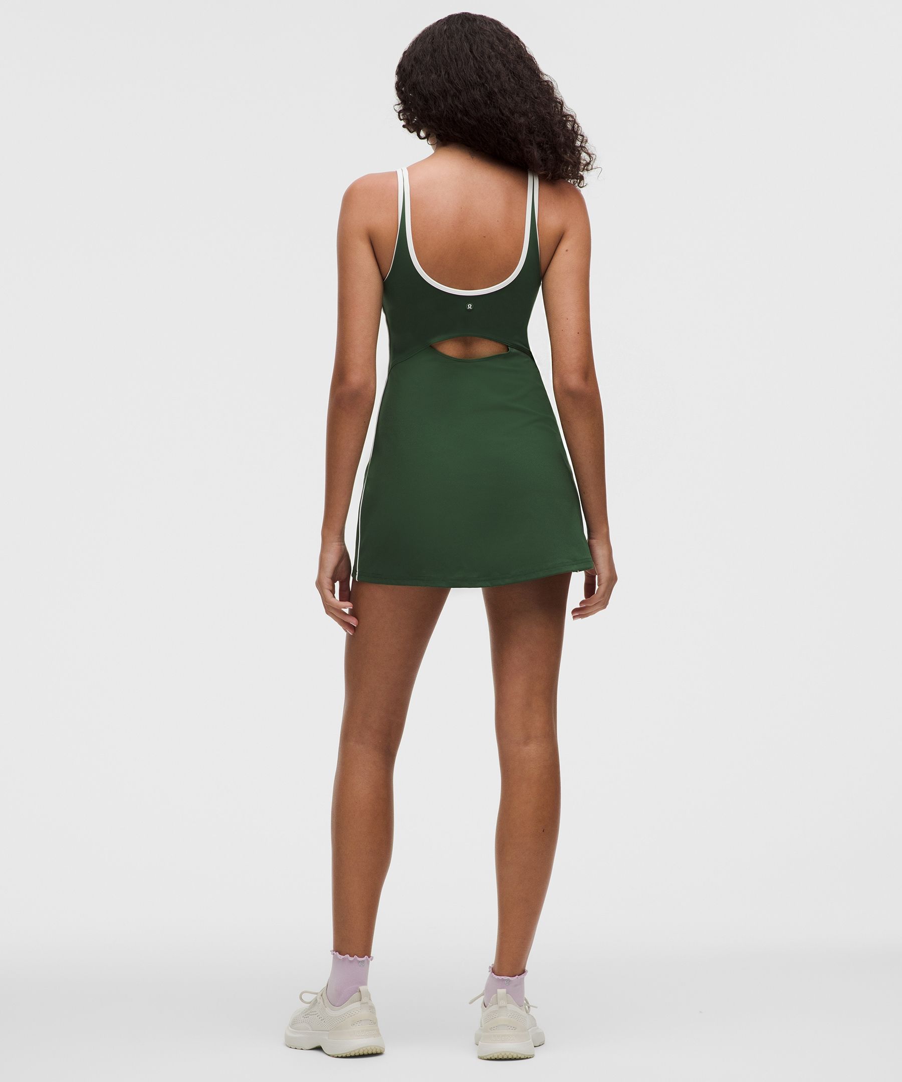 Scoop-Neck Cutout Tennis Dress
