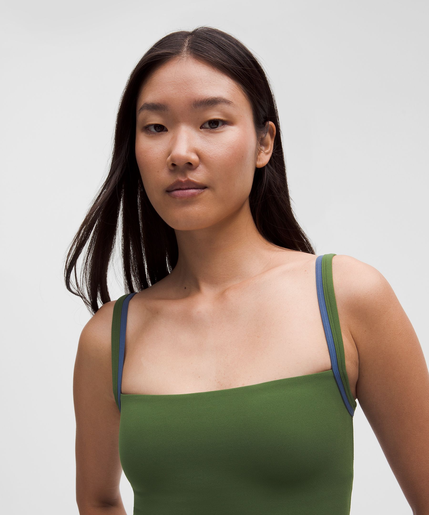 Lululemon Nulu Cropped Tank Top In Green