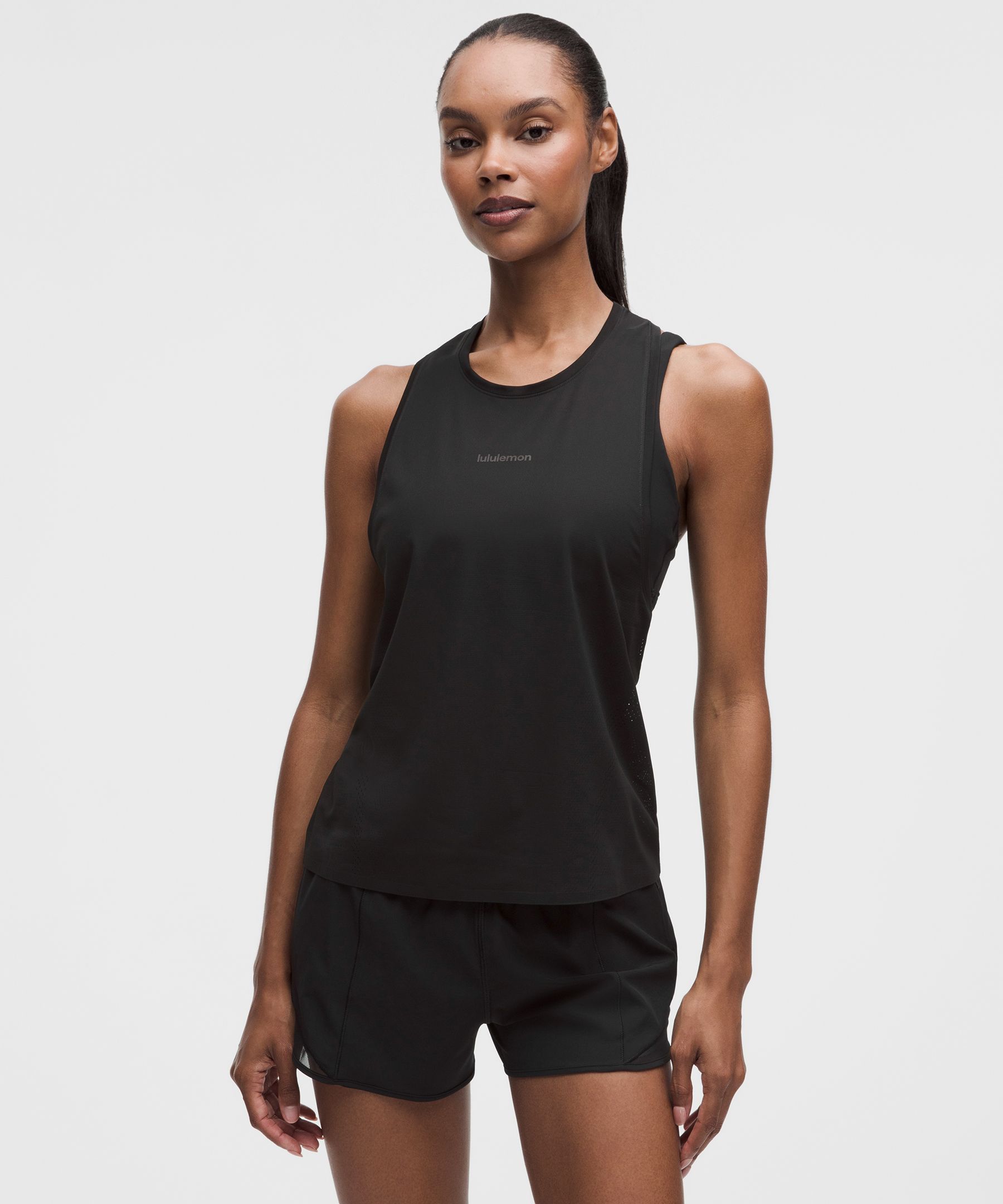 lululemon – Women’s Fast and Free Singlet – Color Black – Size Medium