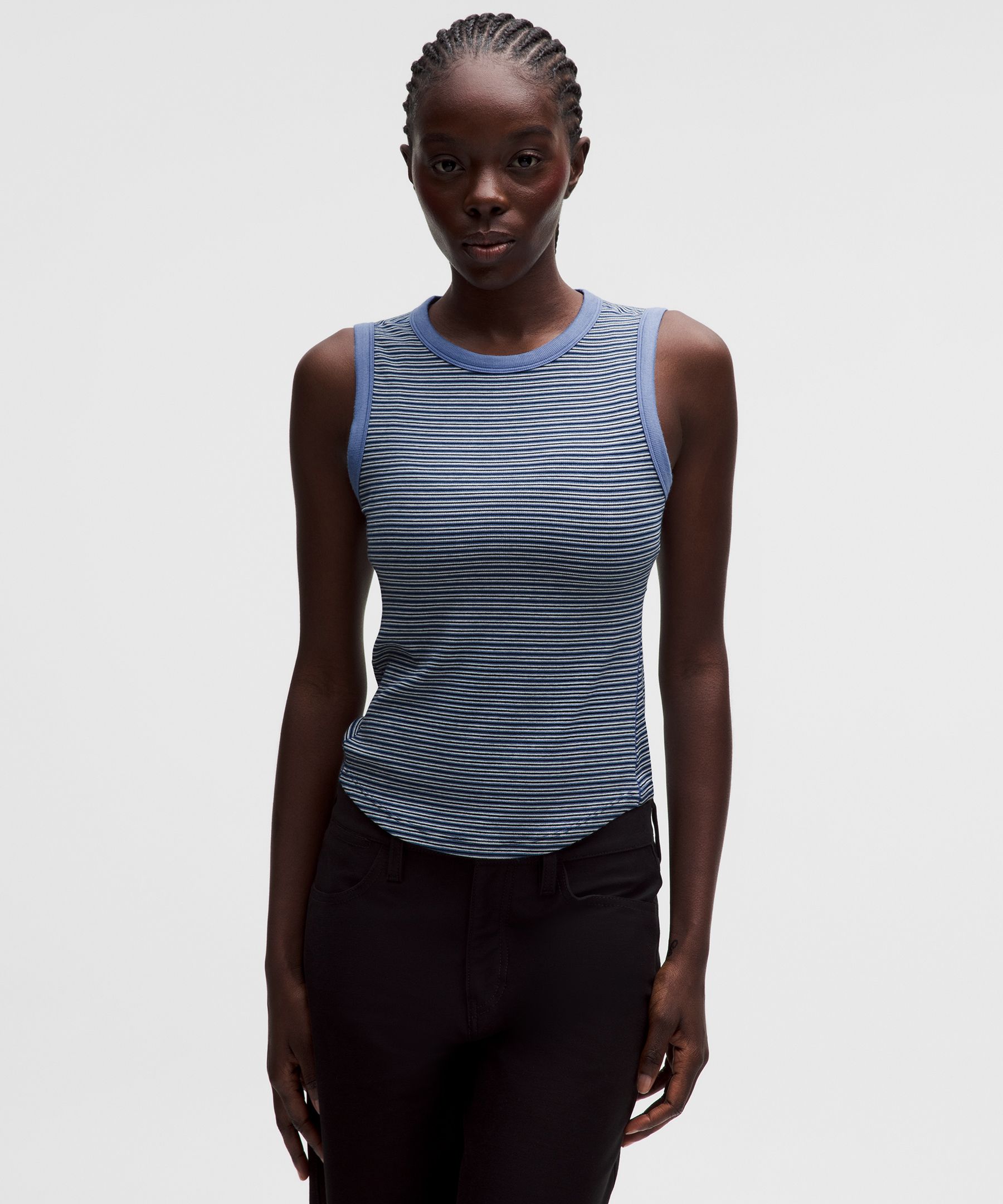 Hold Tight Crewneck Tank Top *Waist Length