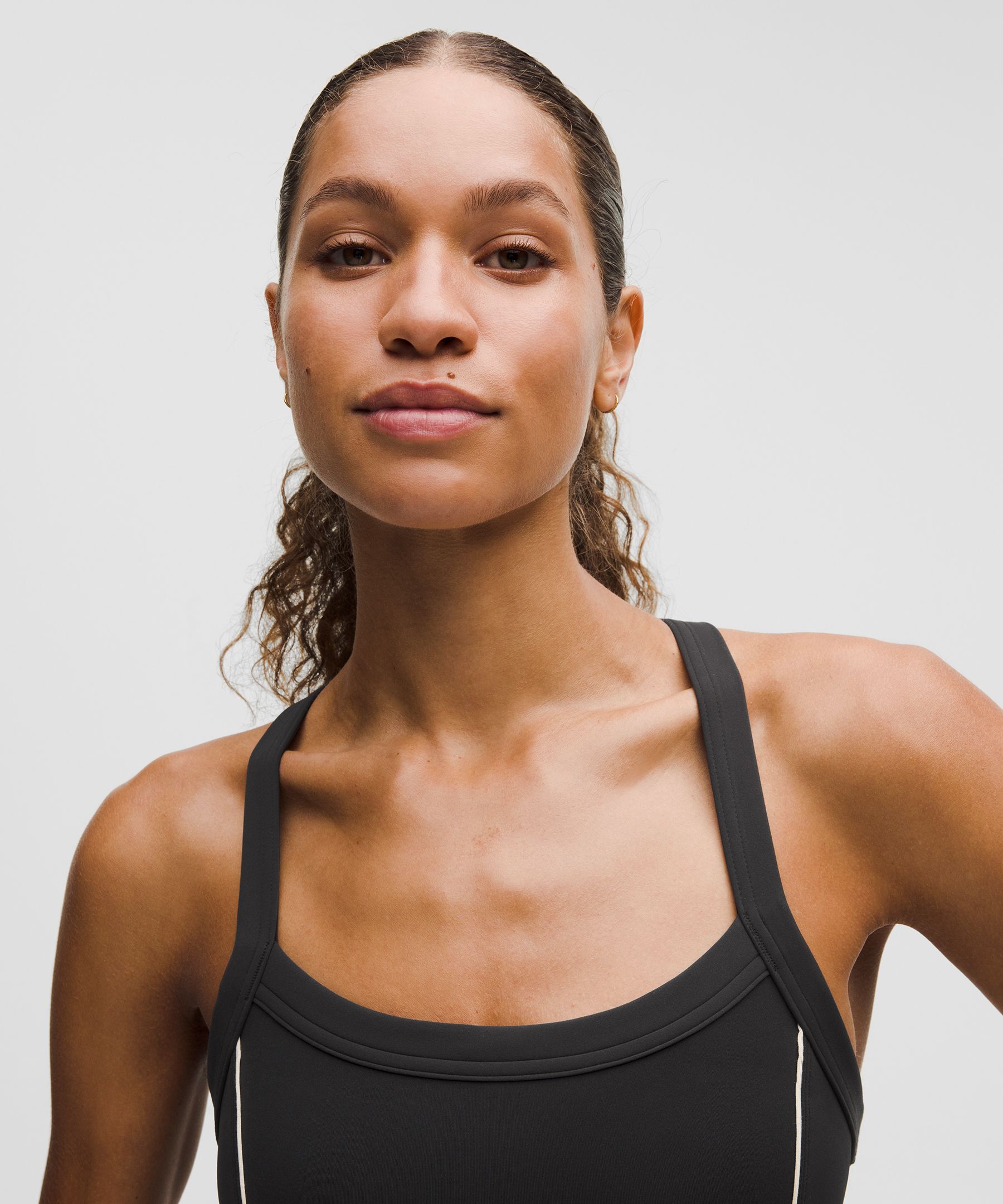 Wunder Train Piped Strappy Tank Top *Light Support, B/C Cup