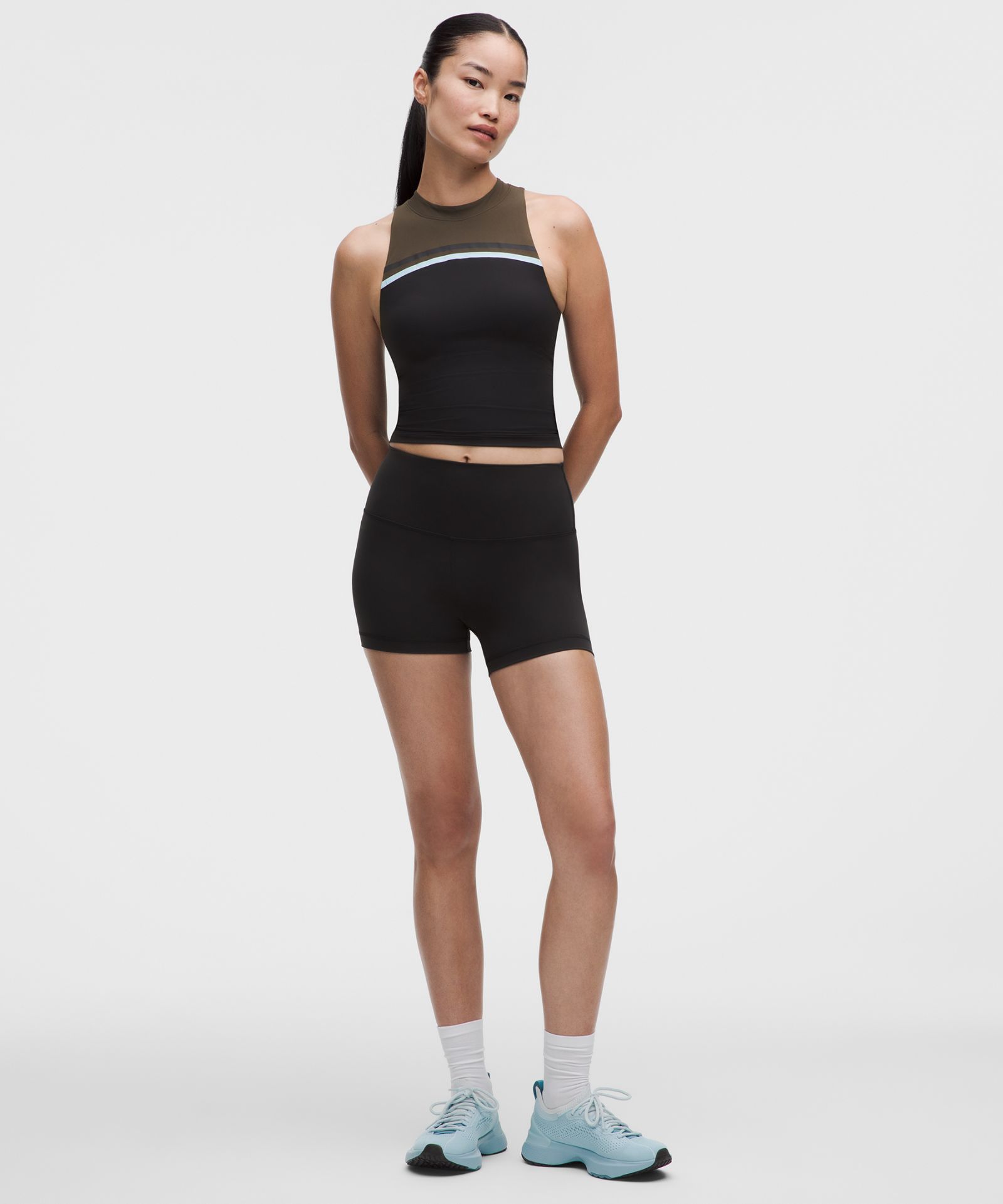 Женский топ Lululemon Mockneck Shelf со встроенной поддержкой — фото 3