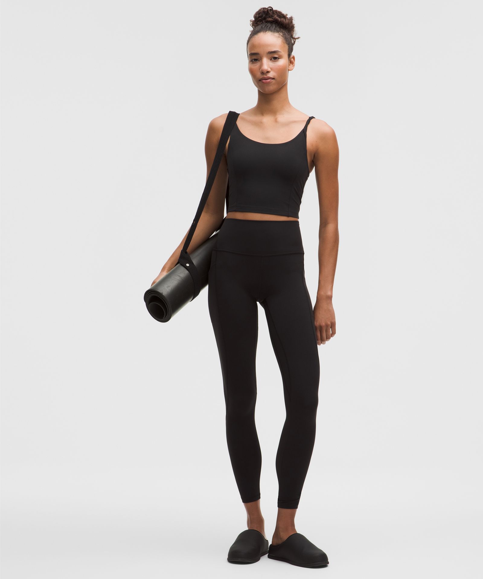 Женский укороченный топ Lululemon Align с перекрёстными бретелями — фото 3