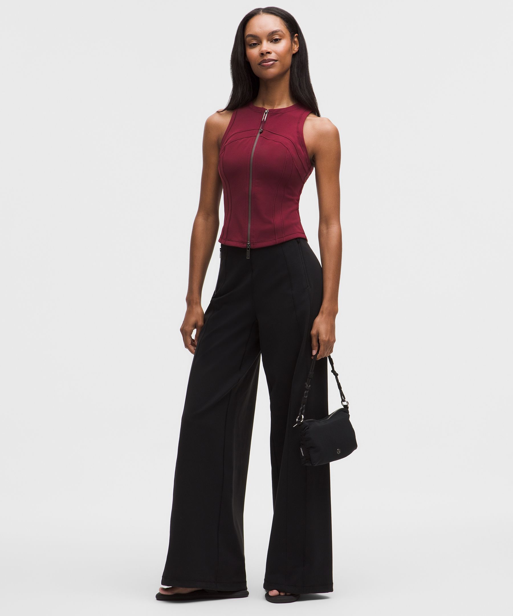 Define Full-Zip Tank Top *Luon