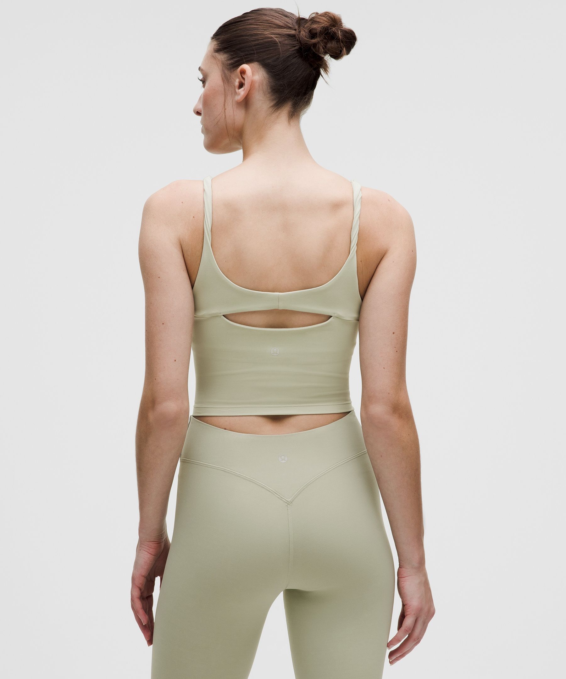 ルルレモン Align™ ツイストストラップ クロップタンクトップ *ライト