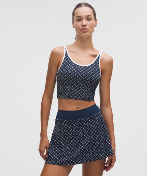 Женский теннисный топ Lululemon с вырезом и открытой спиной