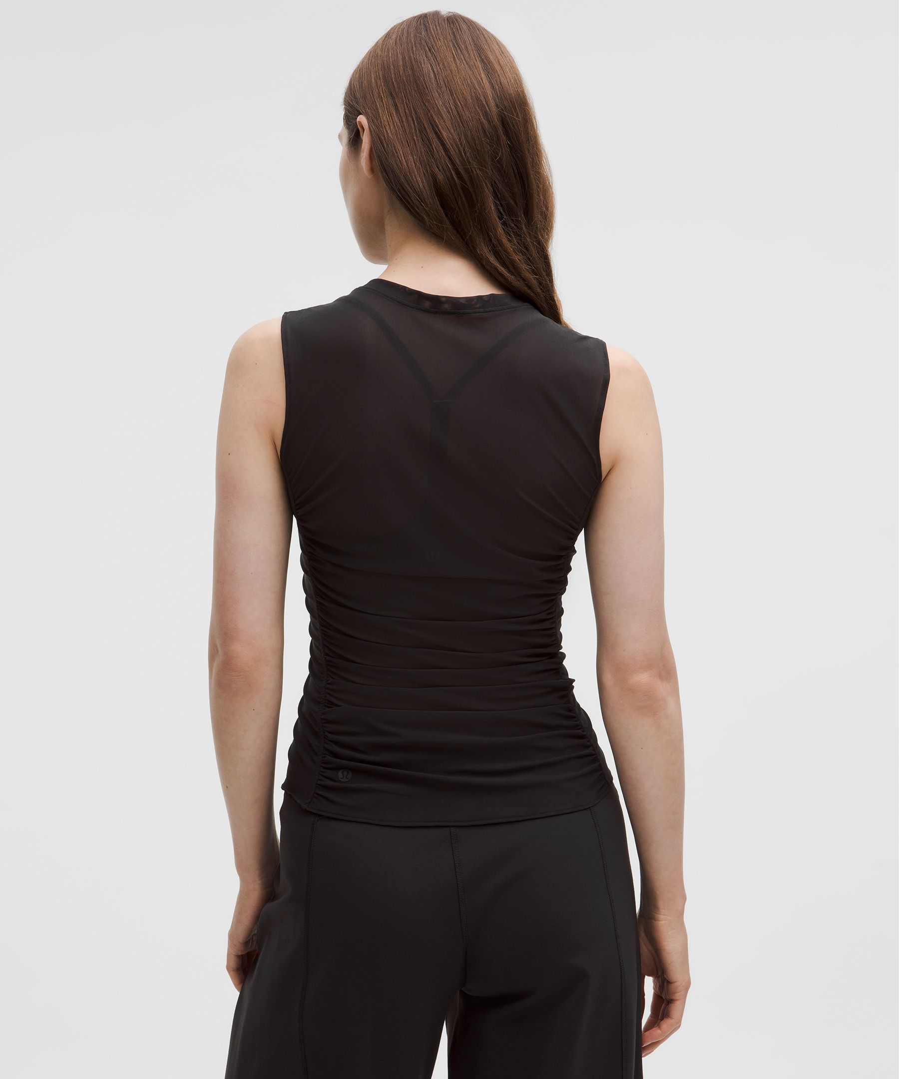Lululemon Mesh Ruched Tank Top