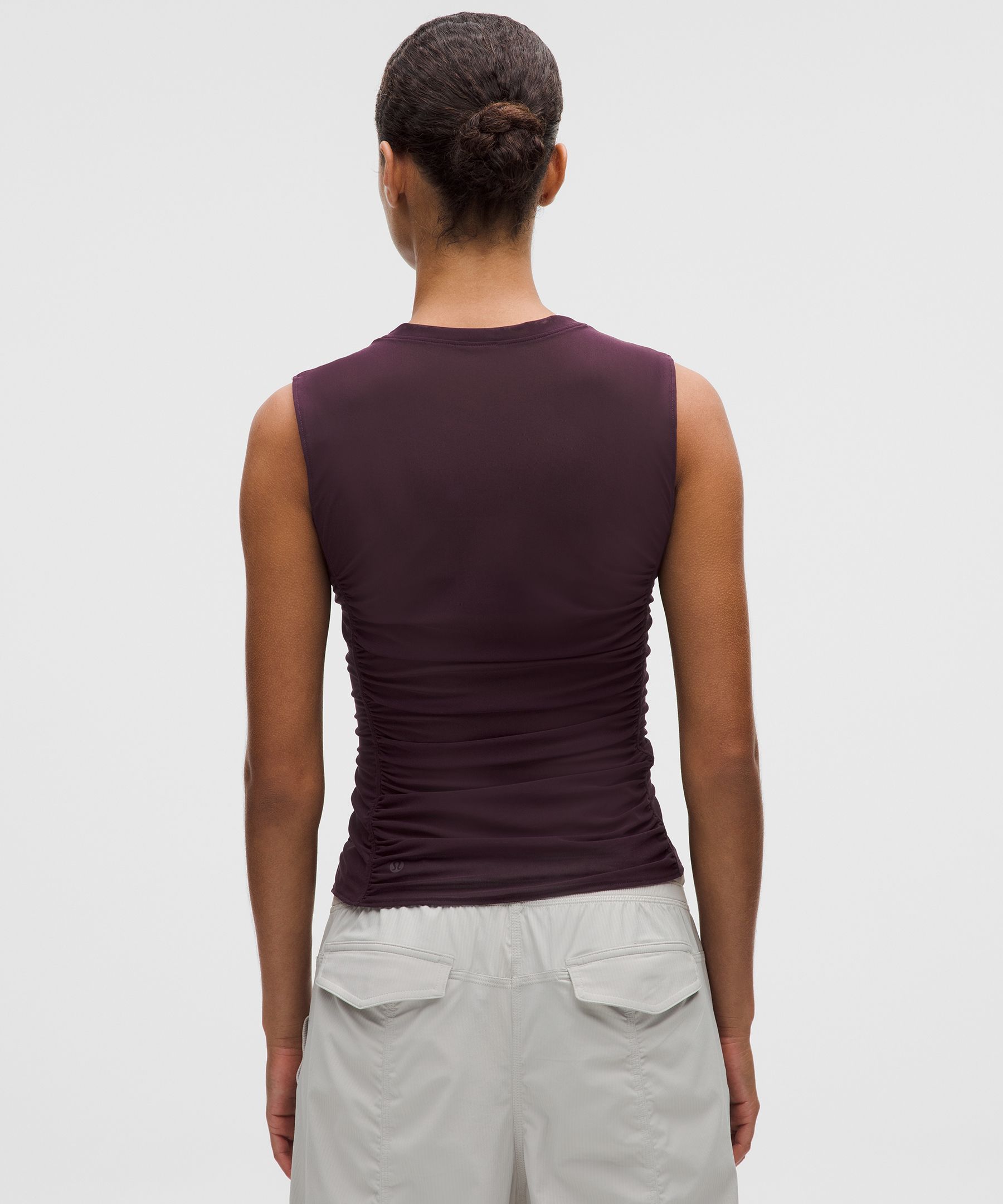 Lululemon Mesh Ruched Tank Top