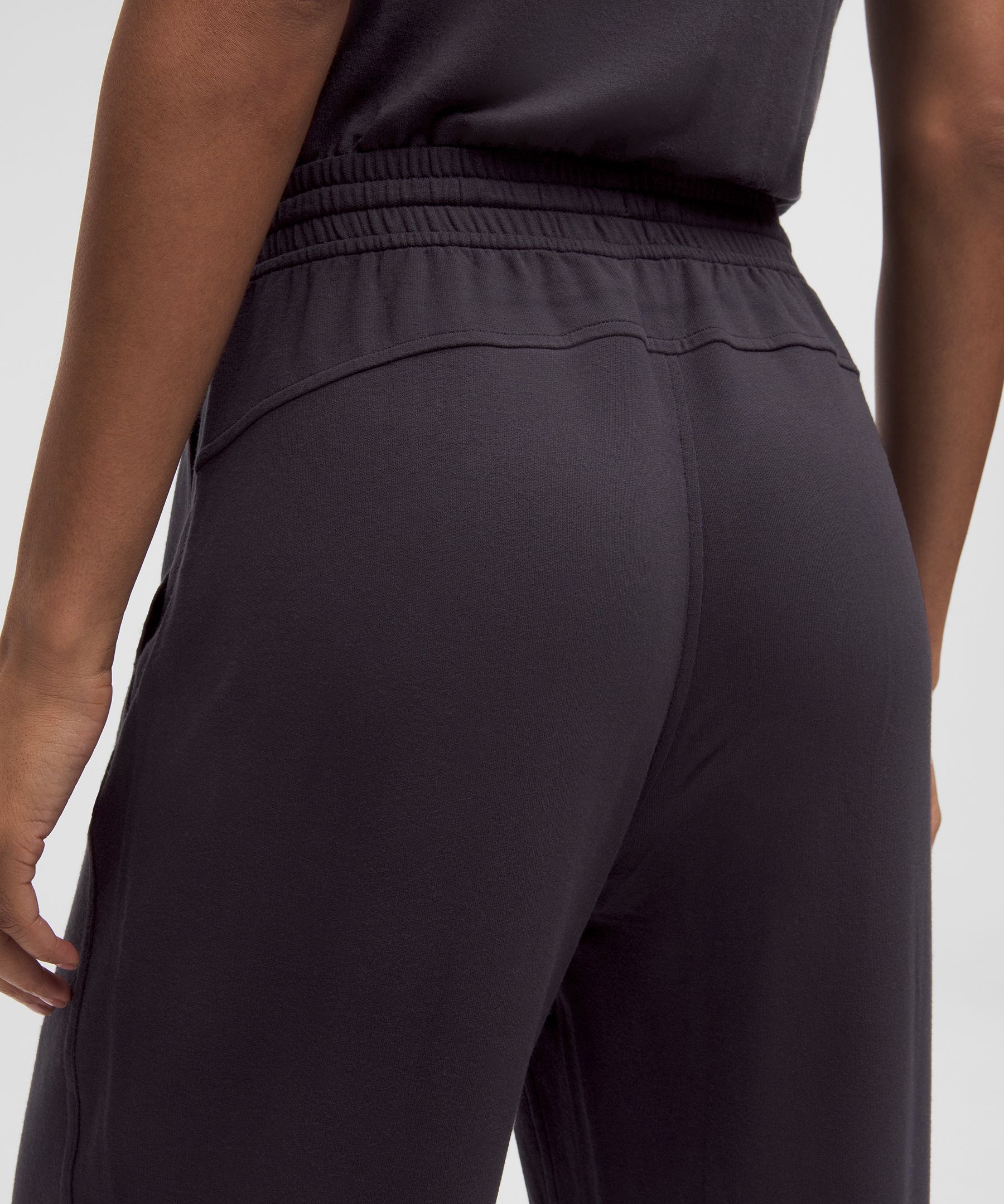 Lululemon Becalm Cinch-waist Jumpsuit In Black