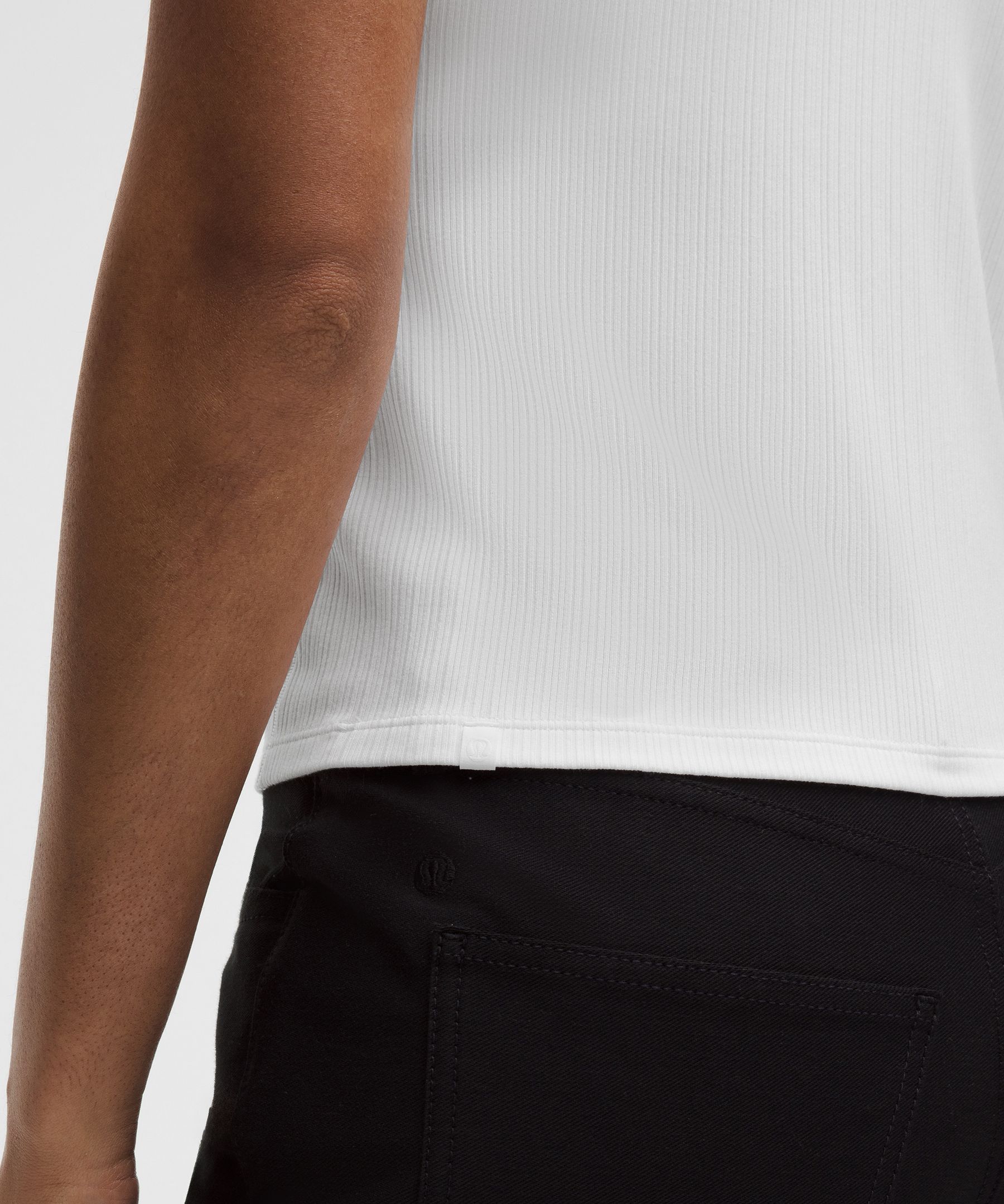 Hold Tight Micro-Rib Racerback Tank Top
