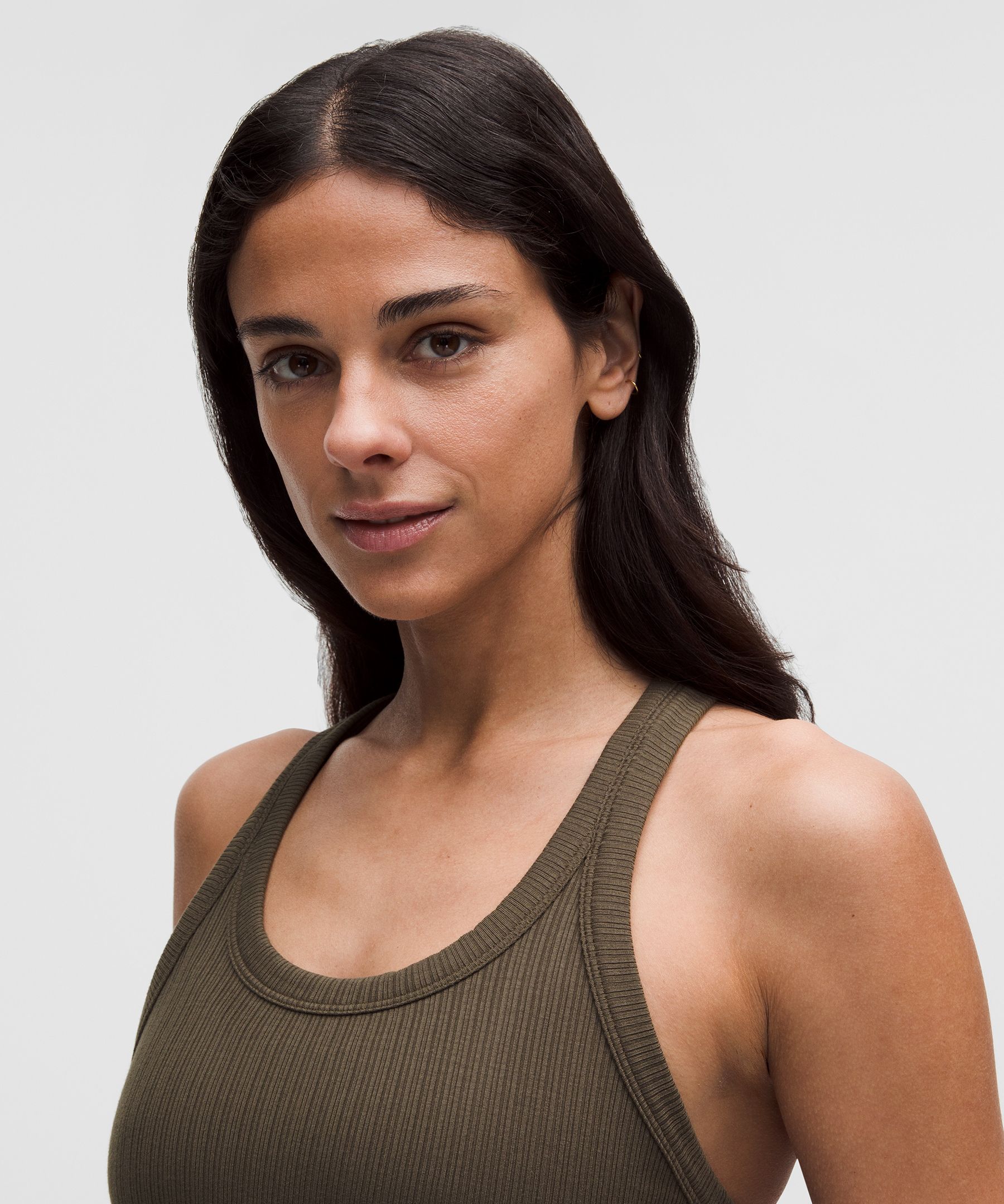 Camiseta de tirantes Hold Tight con espalda ol&iacute;mpica y tejido microacanalado