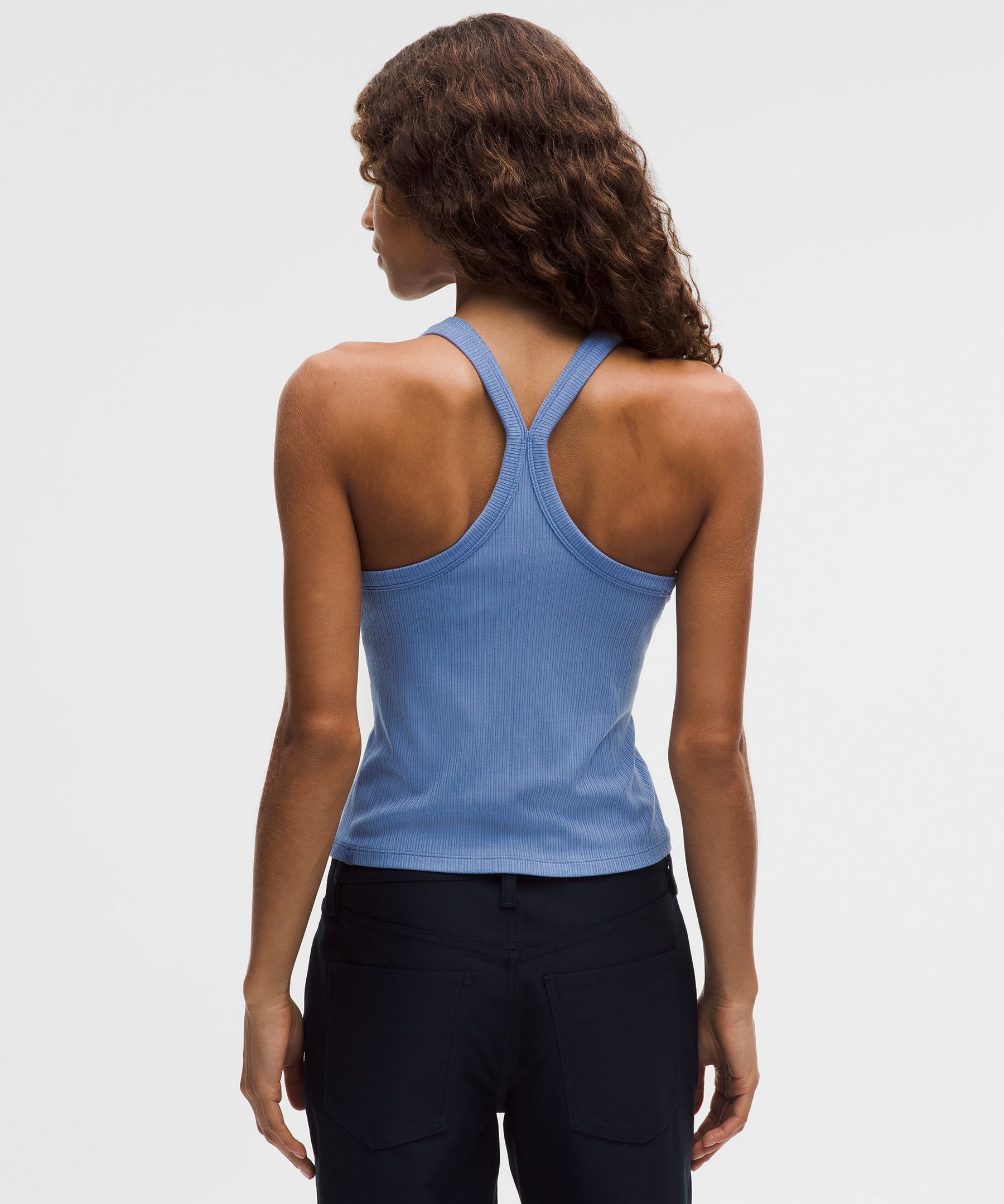 Hold Tight Micro-Rib Racerback Tank Top
