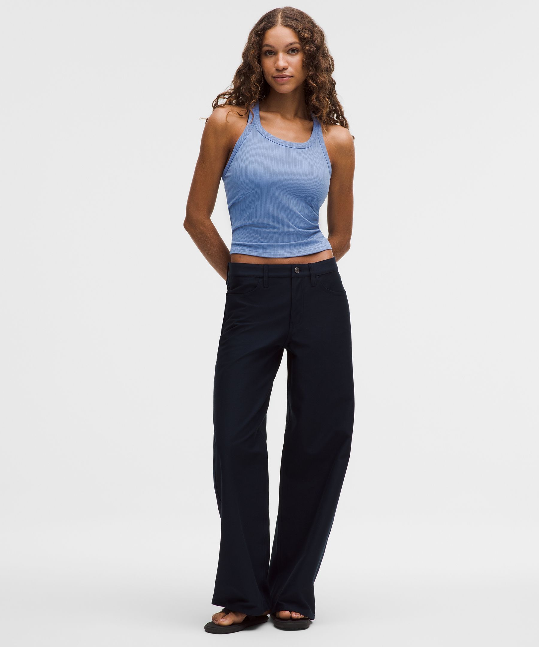 Hold Tight Micro-Rib Racerback Tank Top