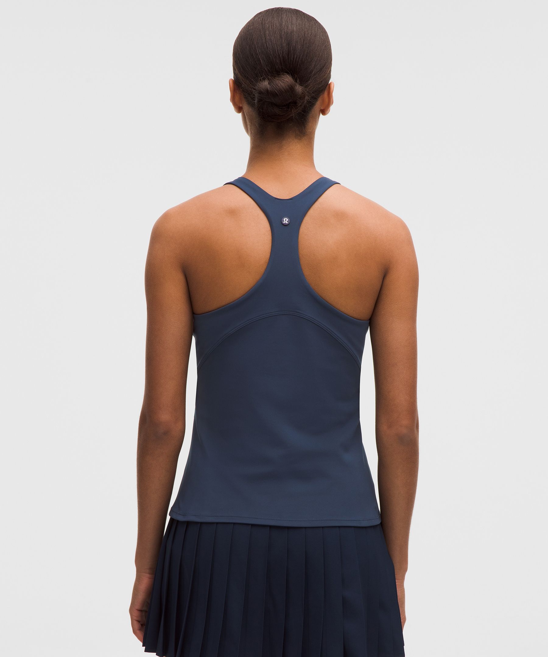 Racerback High-Neck Tennis Tank Top