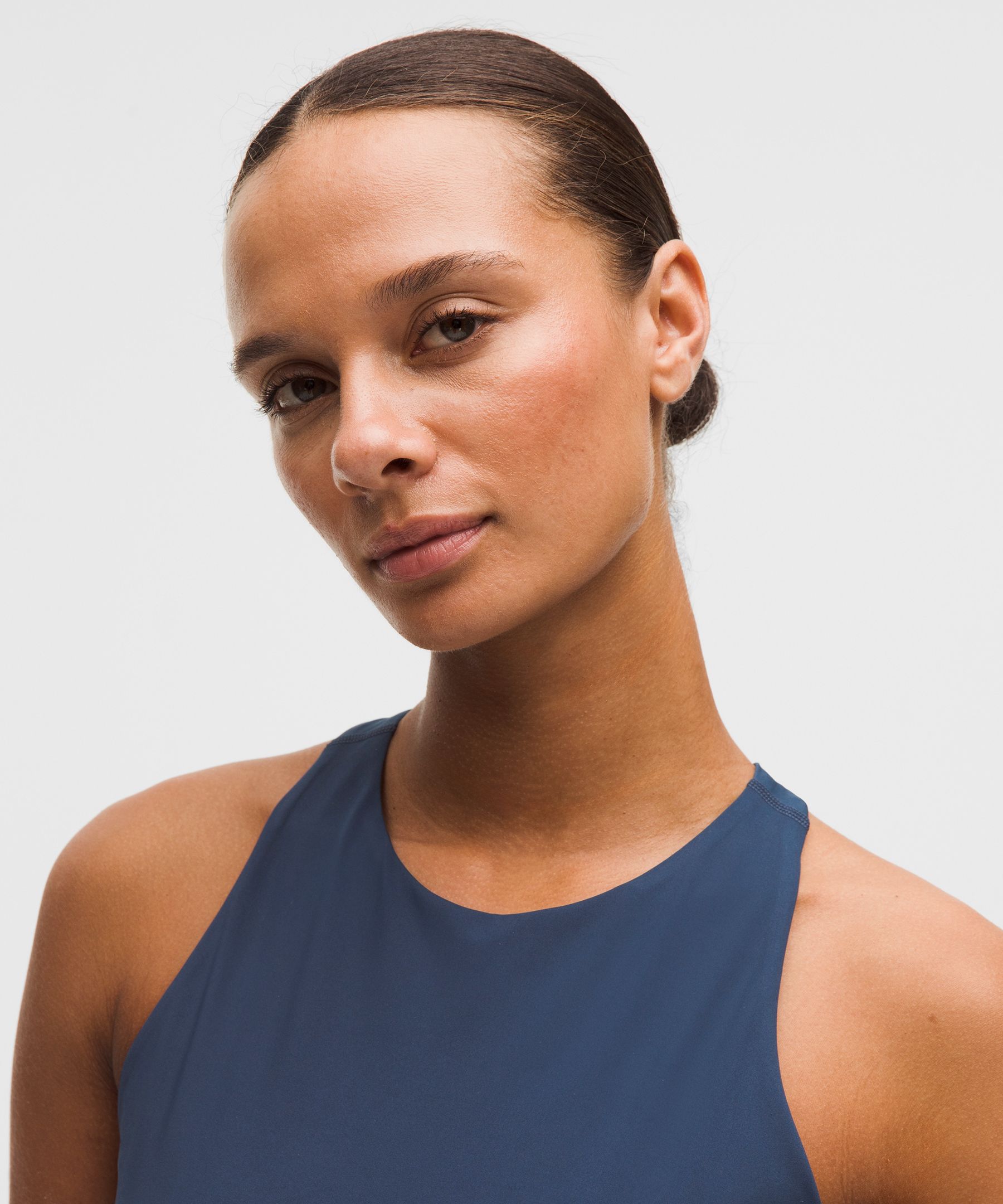 Racerback High-Neck Tennis Tank Top