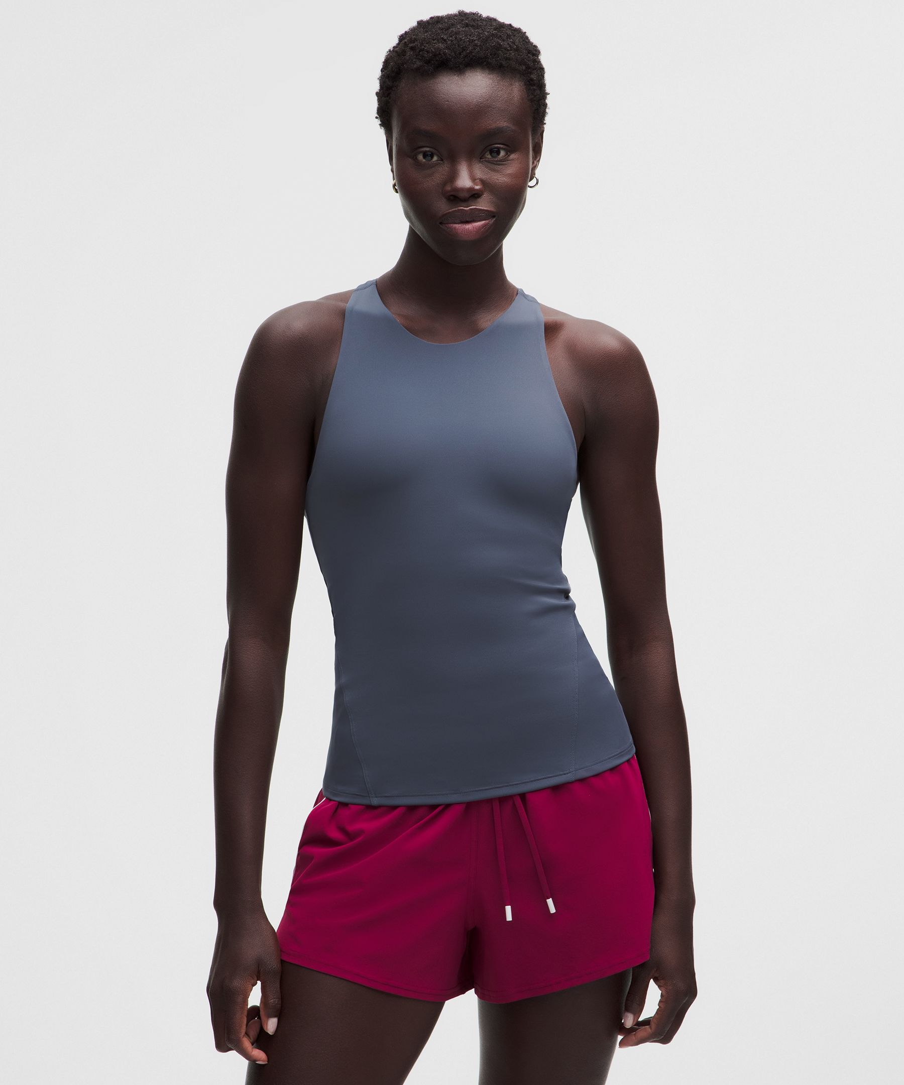 Tank top para tenis de cuello alto con espalda deportiva *Copas, B/C