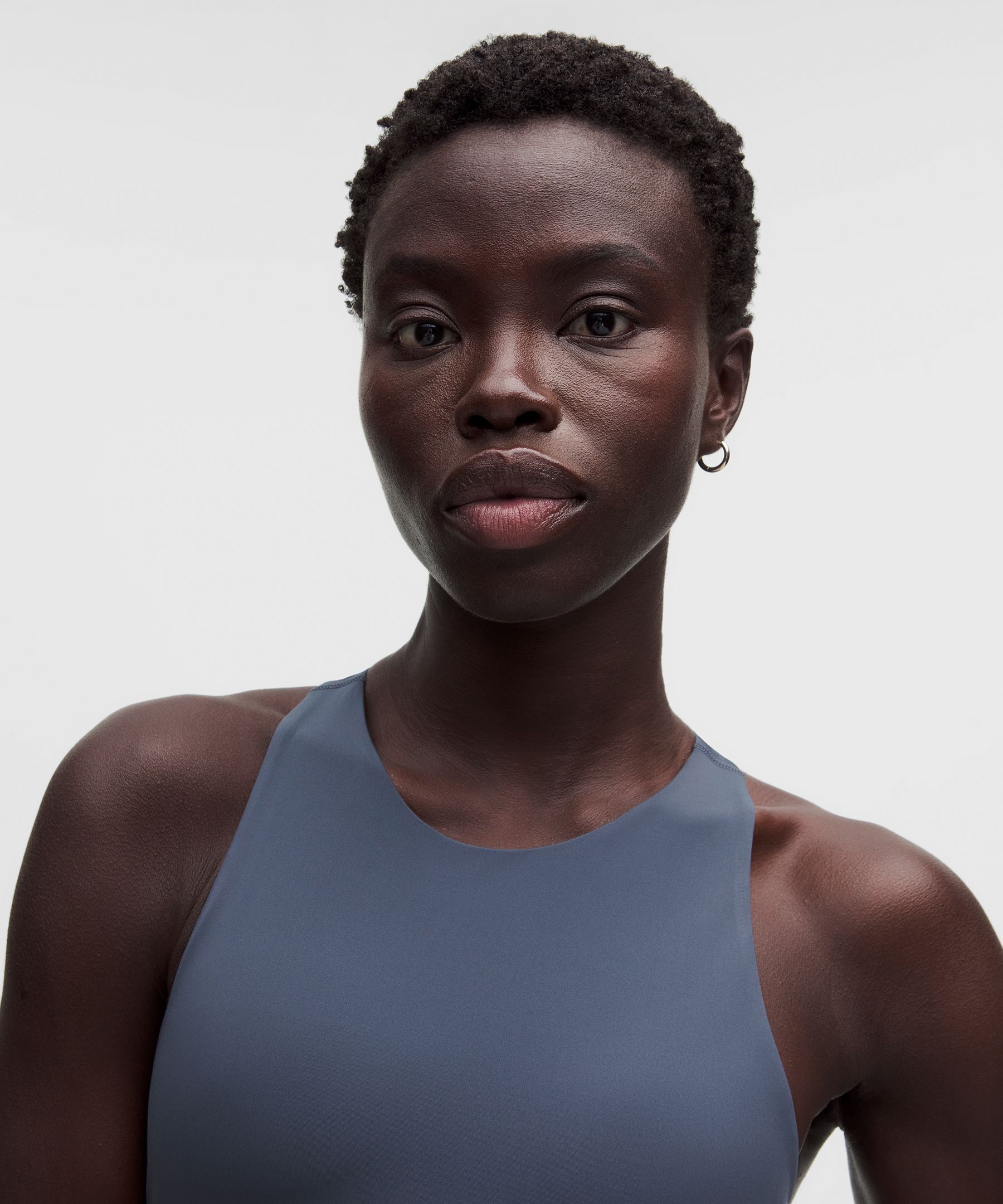 Racerback High-Neck Tennis Tank Top