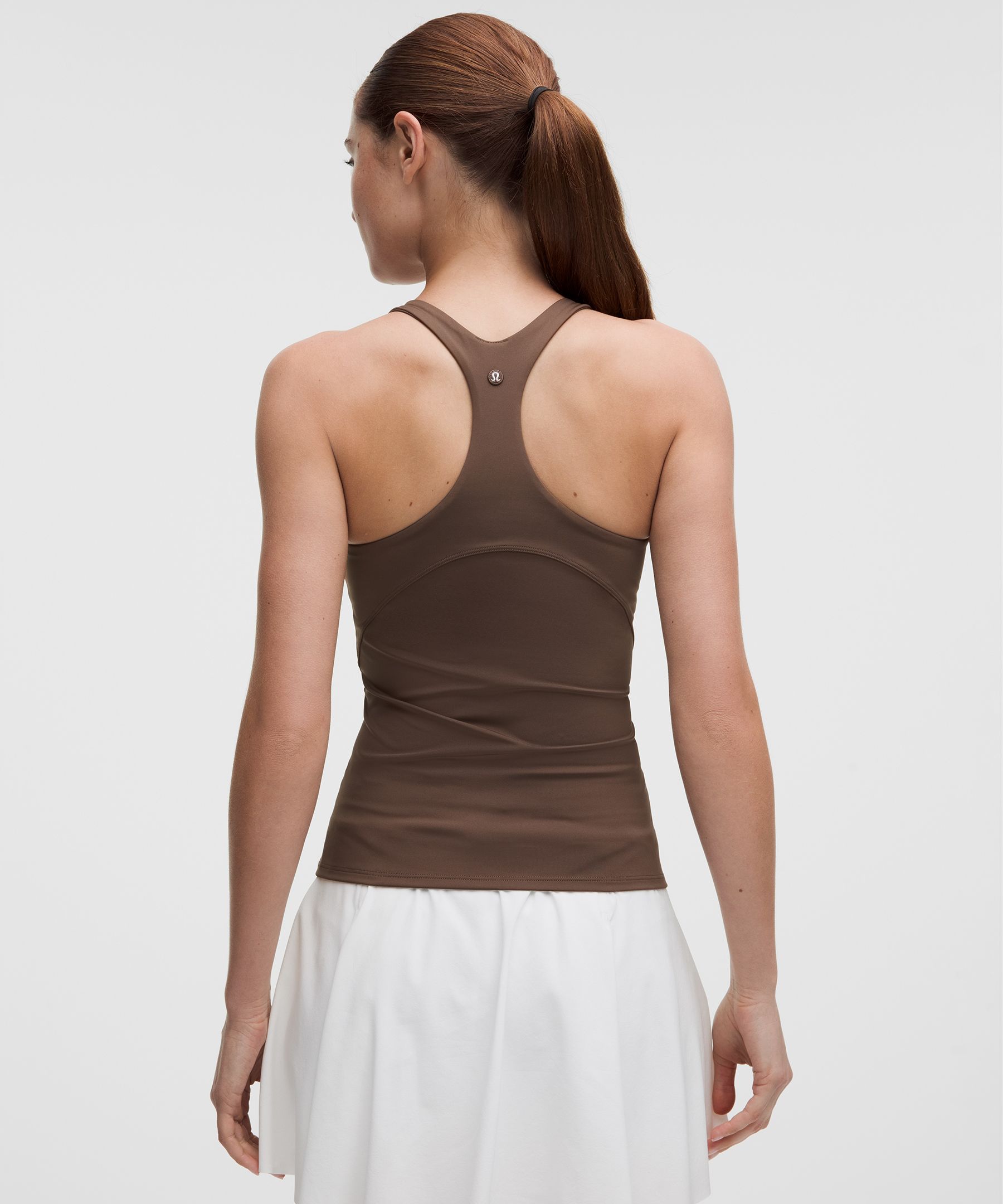 Racerback High-Neck Tennis Tank Top