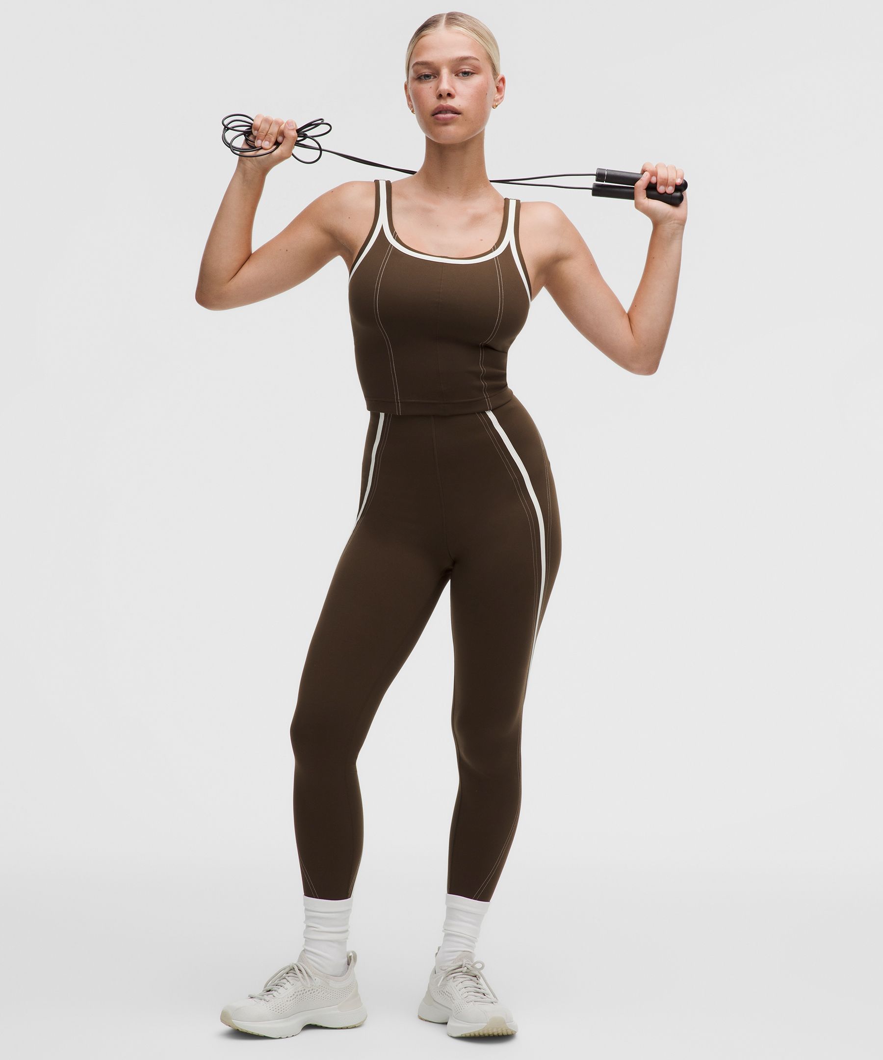 Glow Up Tank Top Medium Support, C/D Cup *Pipe Detail