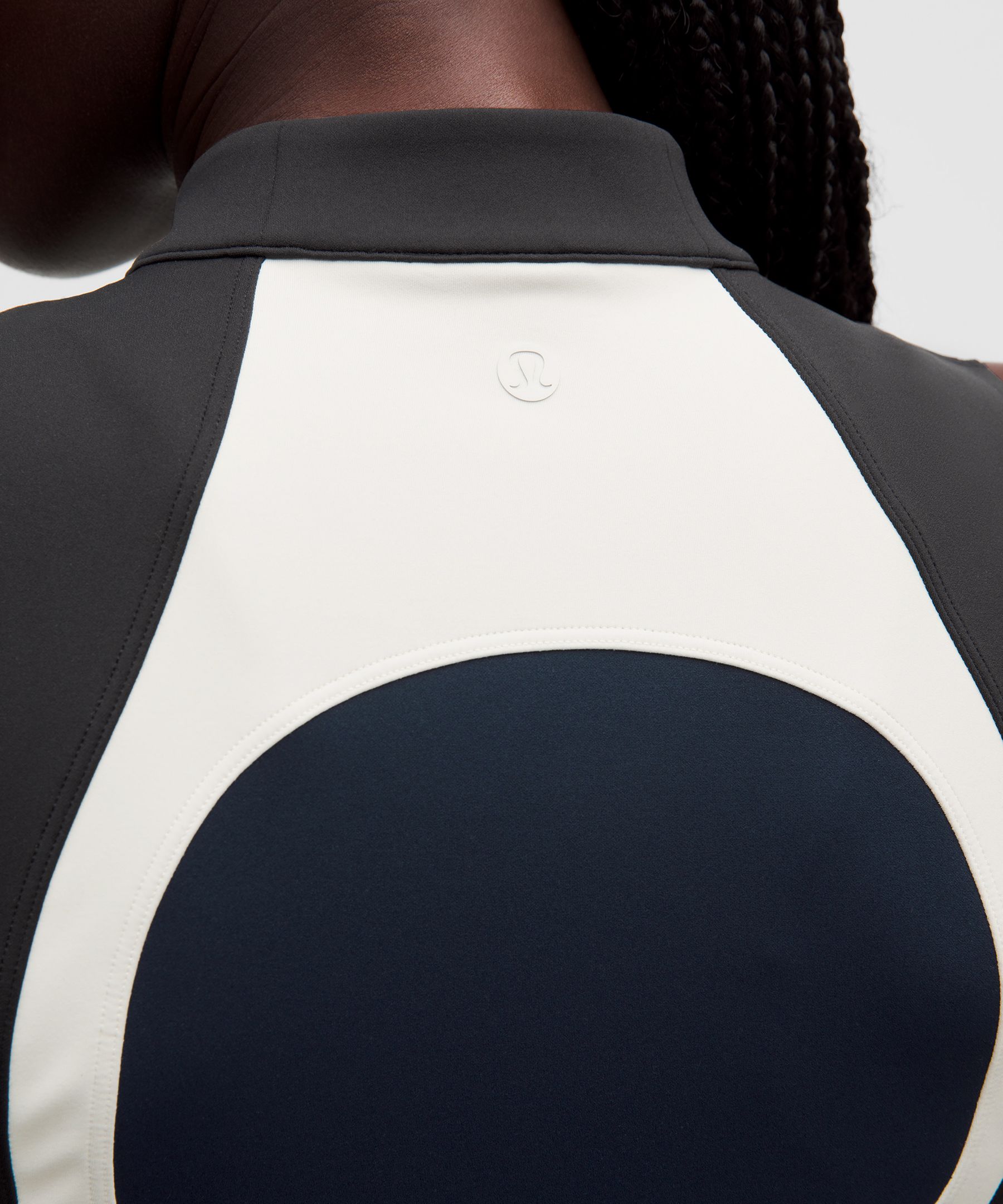 Ultralu&trade; Zip-Front Cropped Tank Top