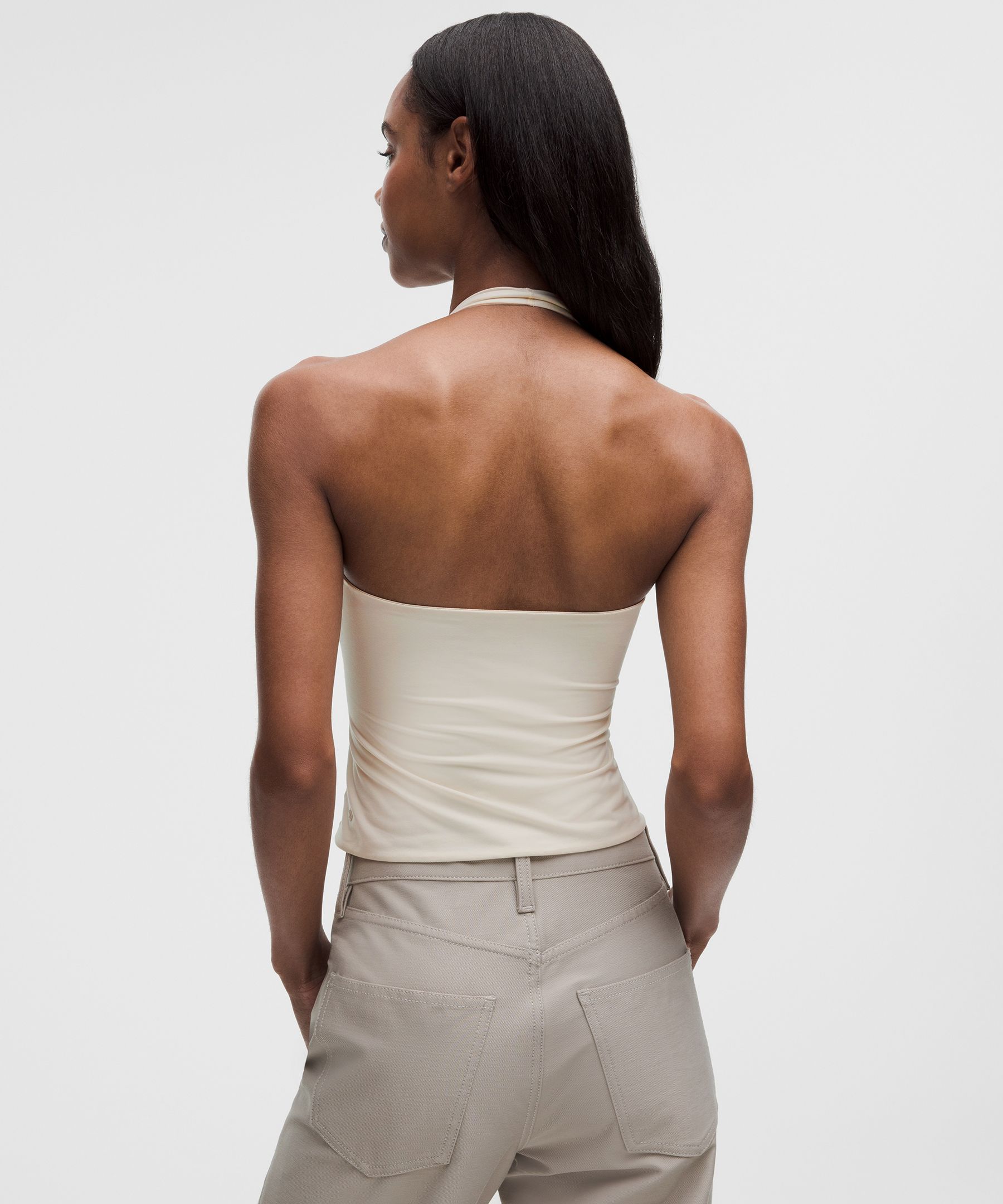 Wundermost Ultra-Soft Nulu Halter Tank Top