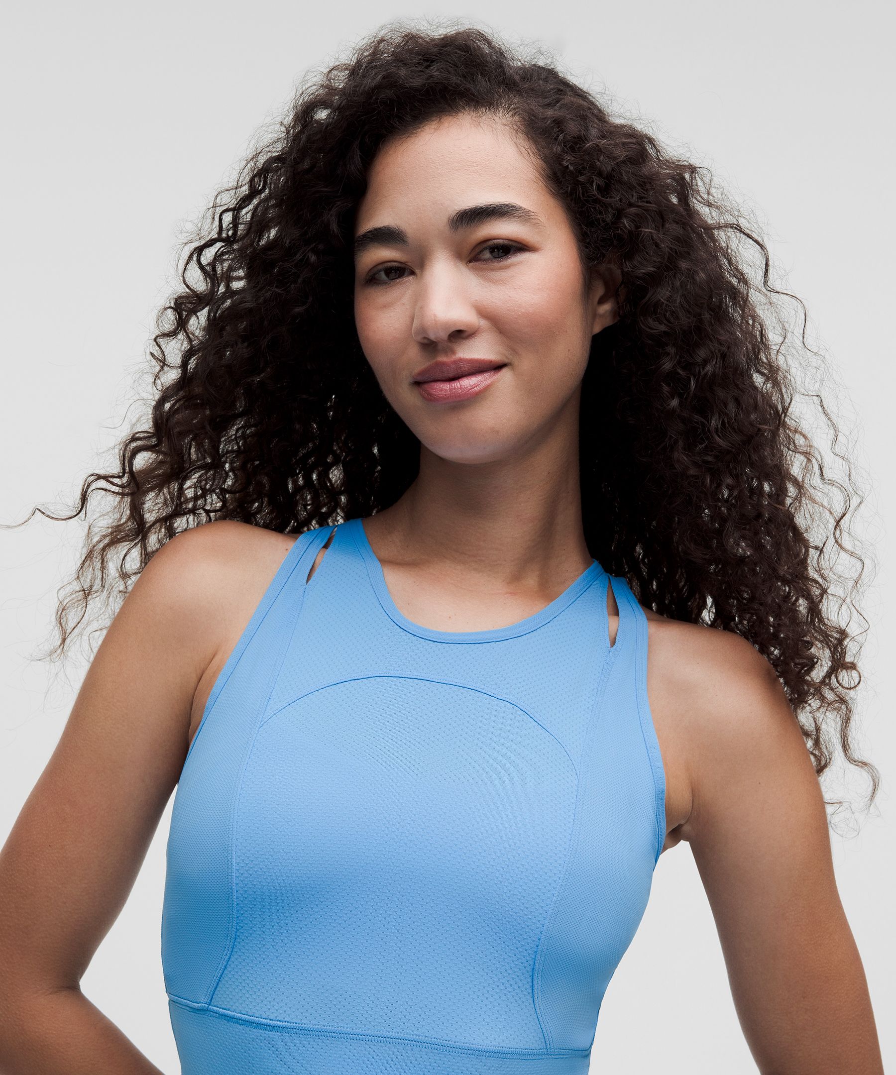 Mesh Cut-Out Cropped Tank Top *SLNSH Collection
