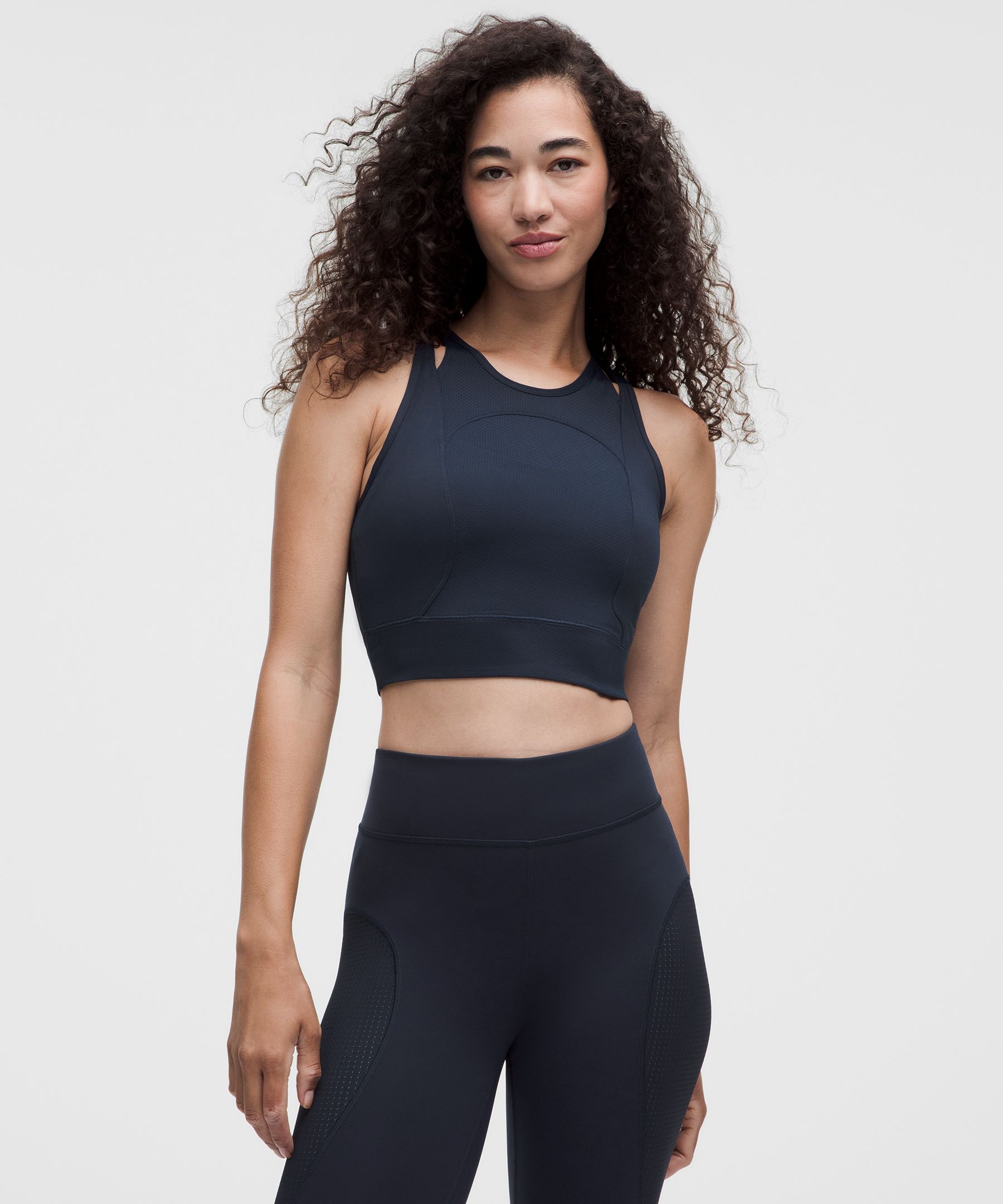 Mesh Cut-Out Cropped Tank Top *SLNSH Collection
