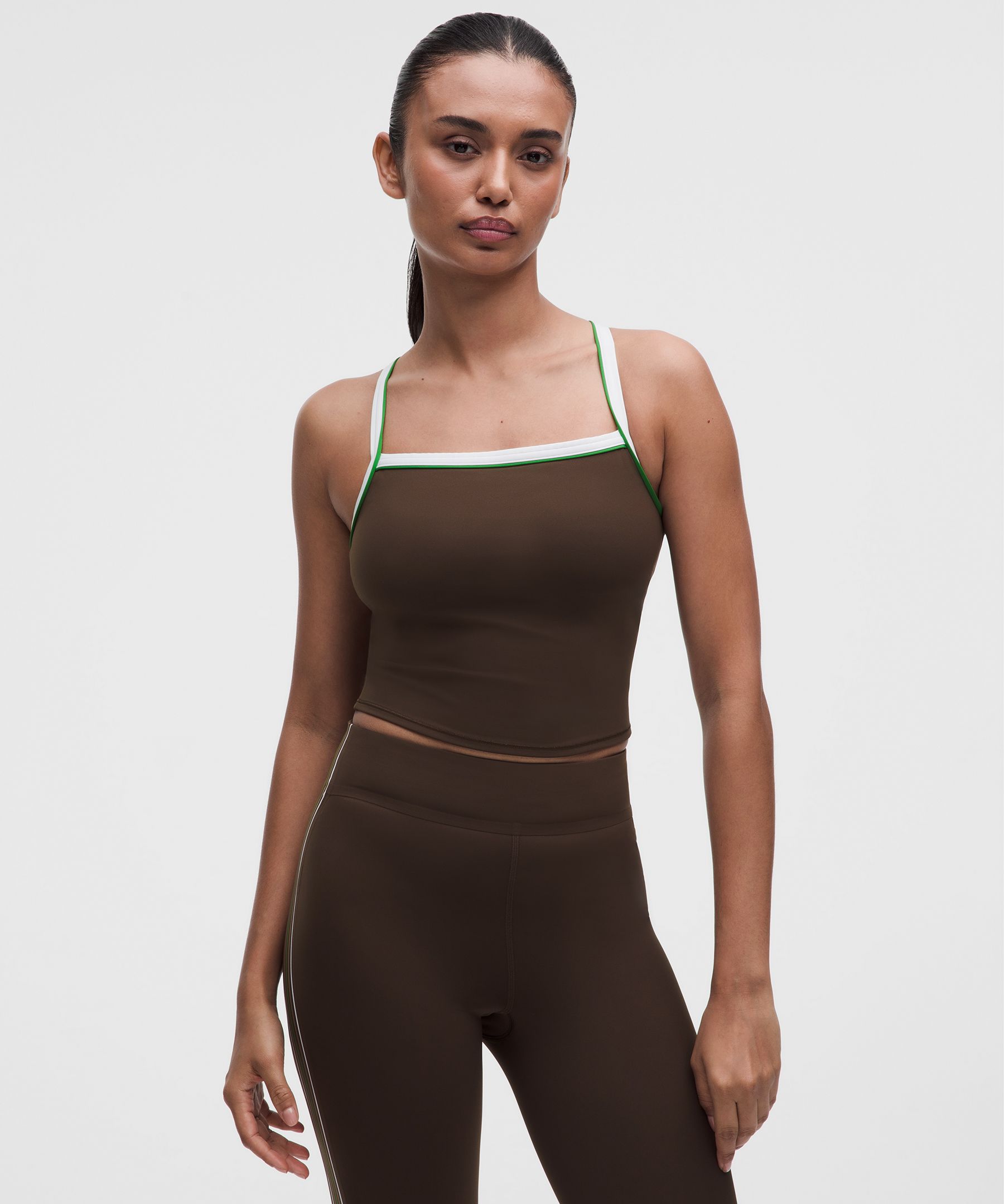 Nulux Side-Stripe Tank Top with Pocket