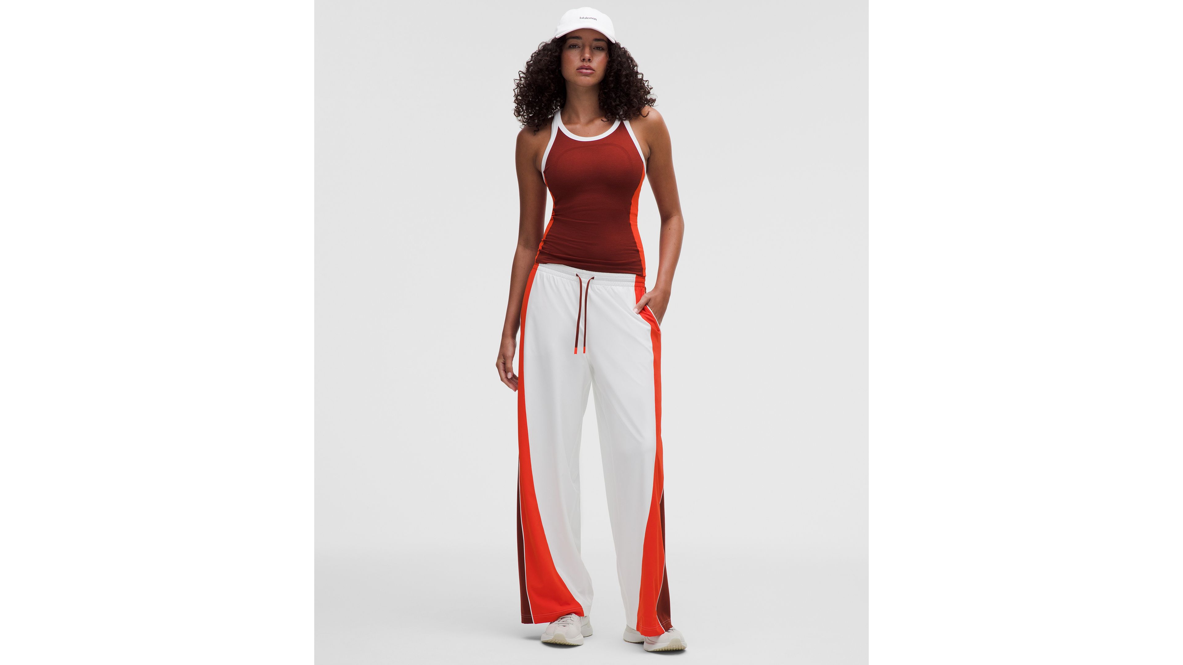 Swiftly Tech Racerback Tank Top 2.0 Waist Length *Colourblock