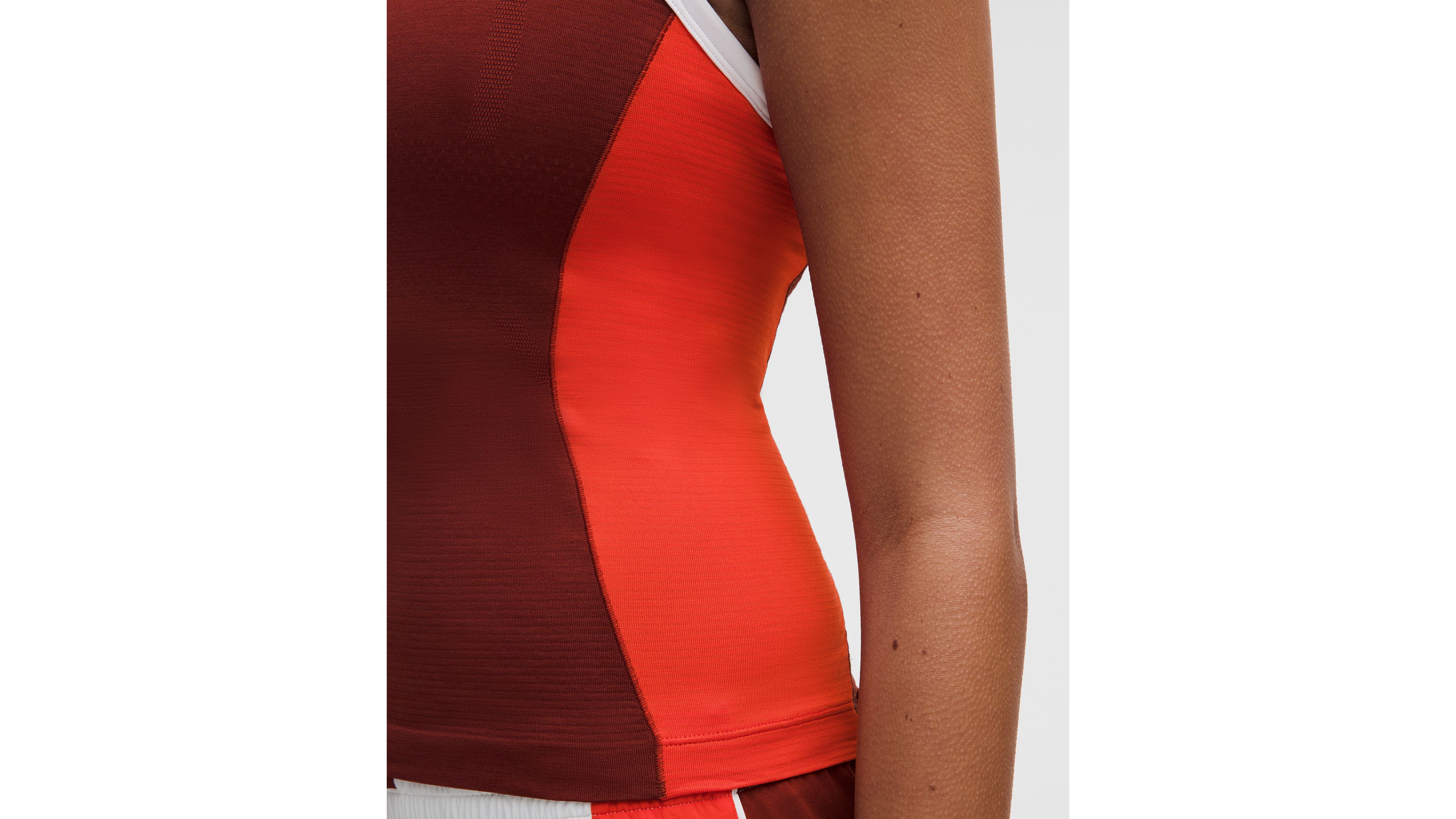 Swiftly Tech Racerback Tank Top 2.0 Waist Length *Colourblock