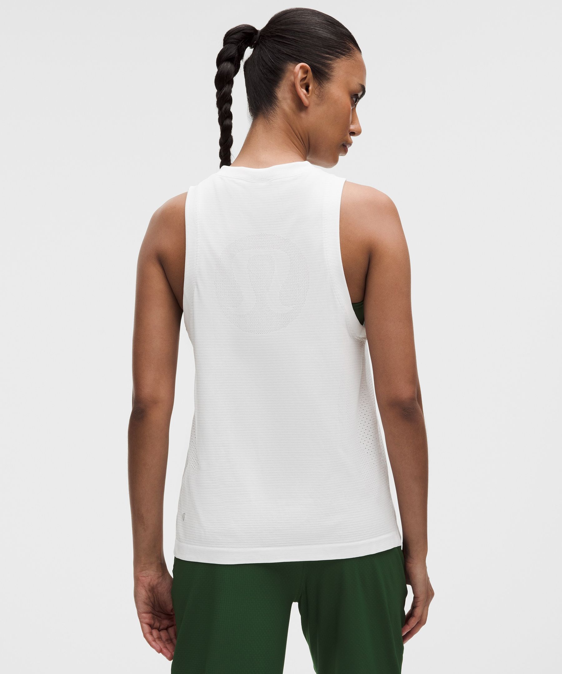 Swiftly Relaxed Tank Top Hip Length *Logo