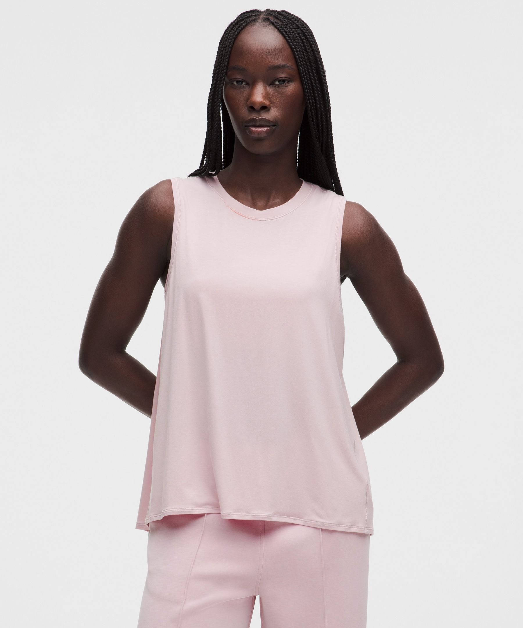 新作サルセーション　Back Pleat Tank Top SilkyAppeal Long-Length Tank Top | lululemon SG