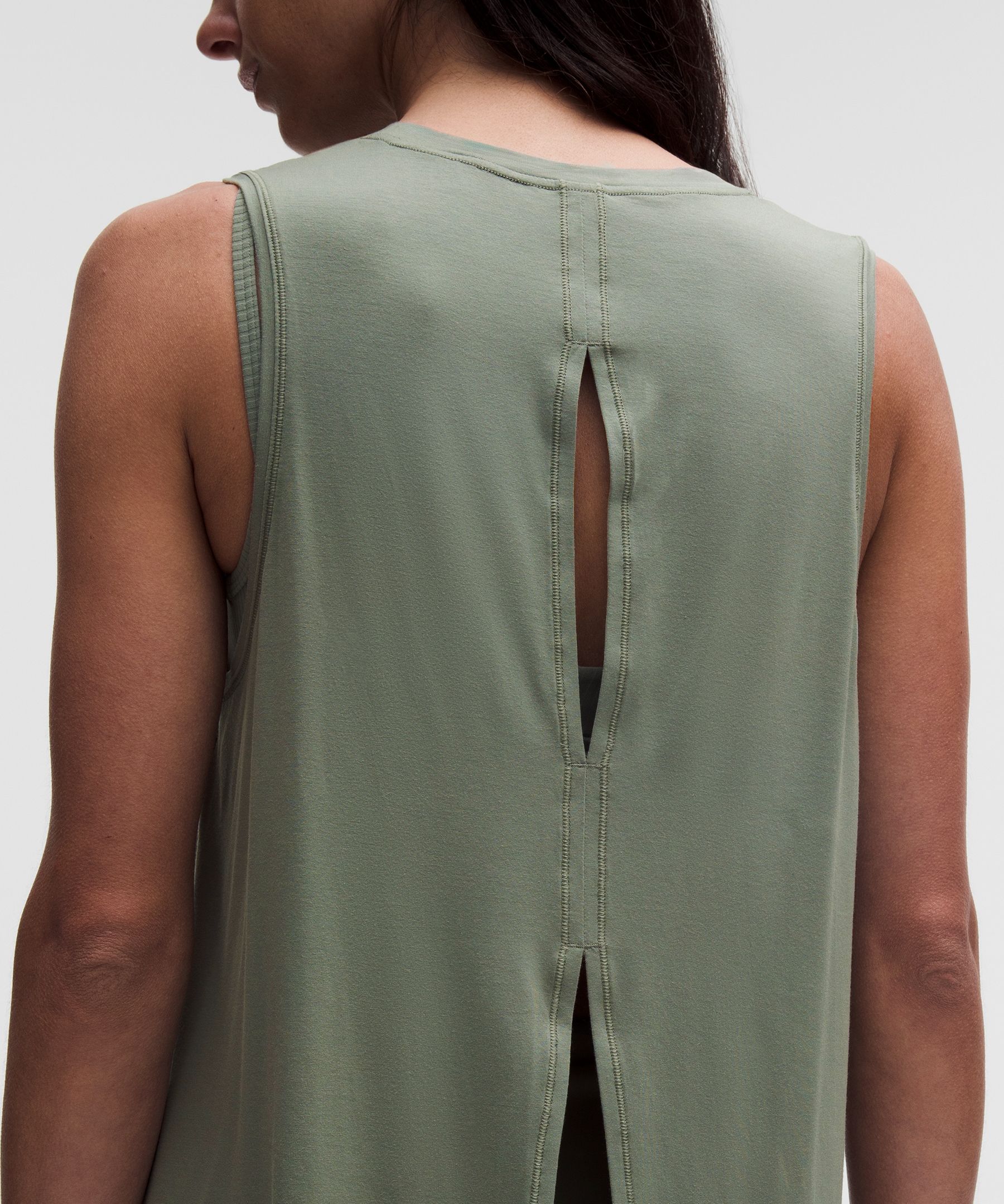 SilkyAppeal Long-Length Tank Top