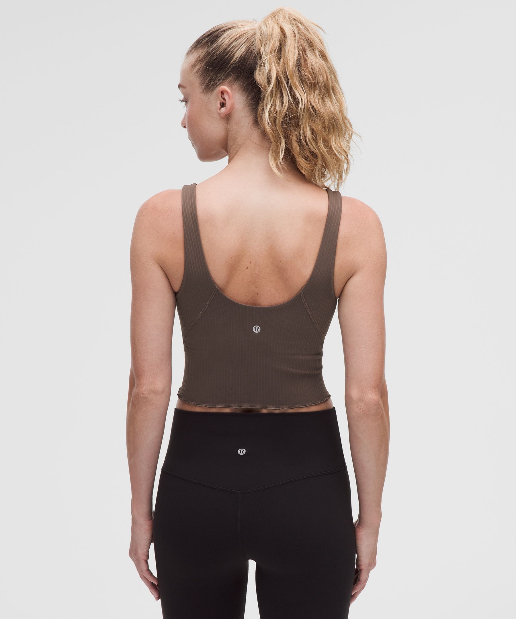 ルルレモン Align&trade; レタスヘムタンクトップ *ライトサポート、B/Cカップ