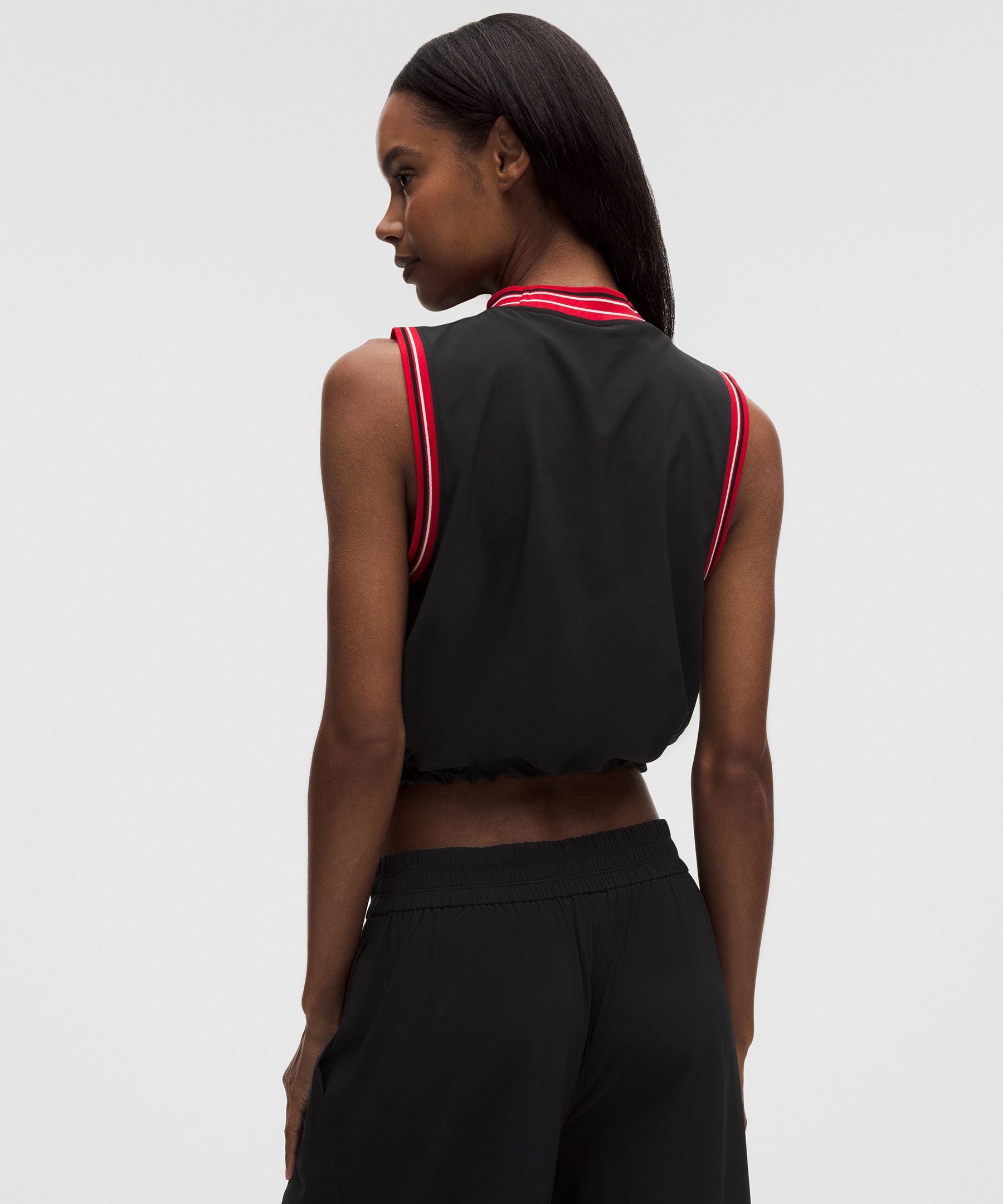 Breezily Cinchable-Hem Tank Top