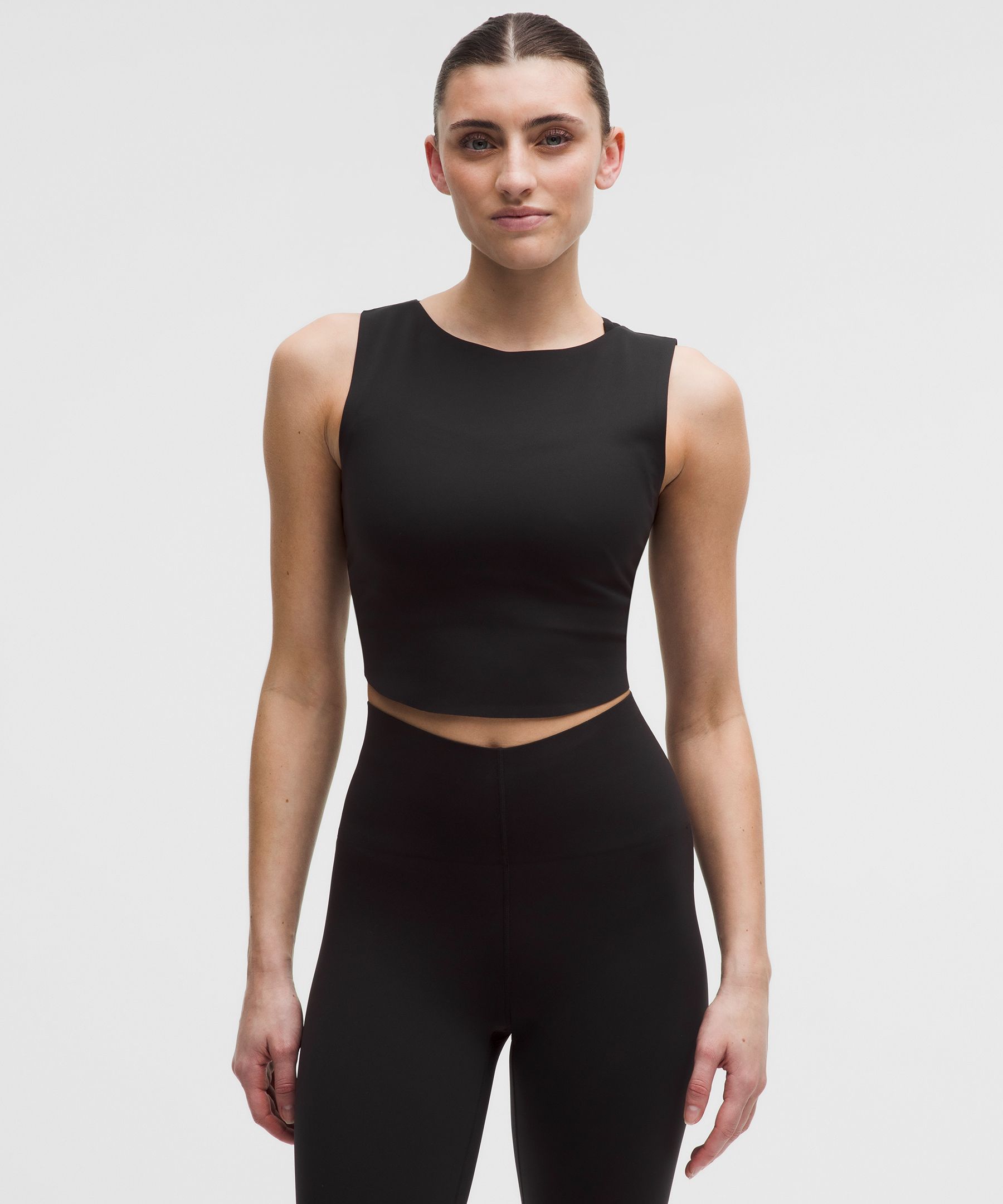 lululemon – Women’s Glow Up High-Neck Tank Top – Color Black – Size 18