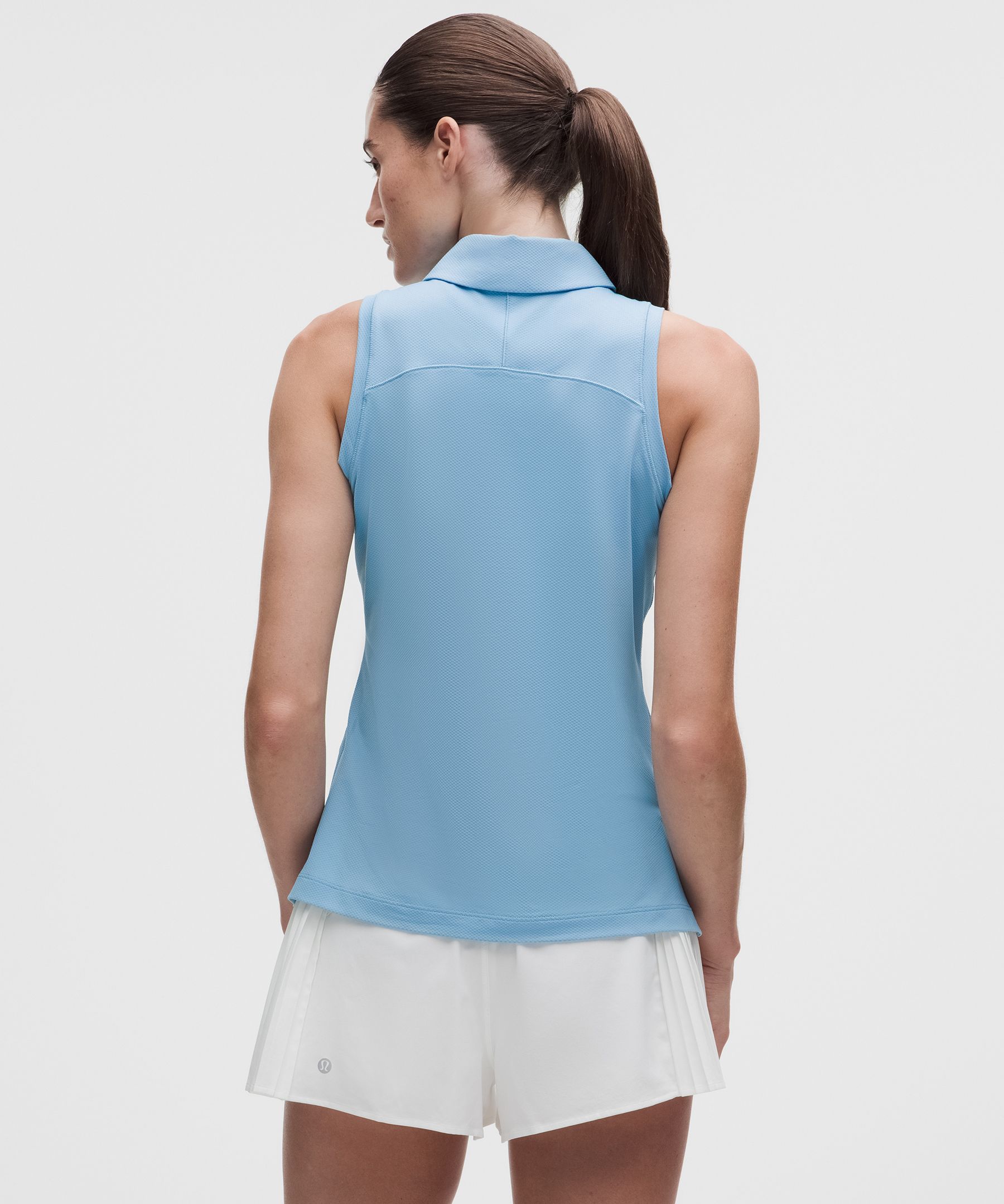 Quick Dry &Auml;rmelloses Poloshirt *Mit geradem Saum