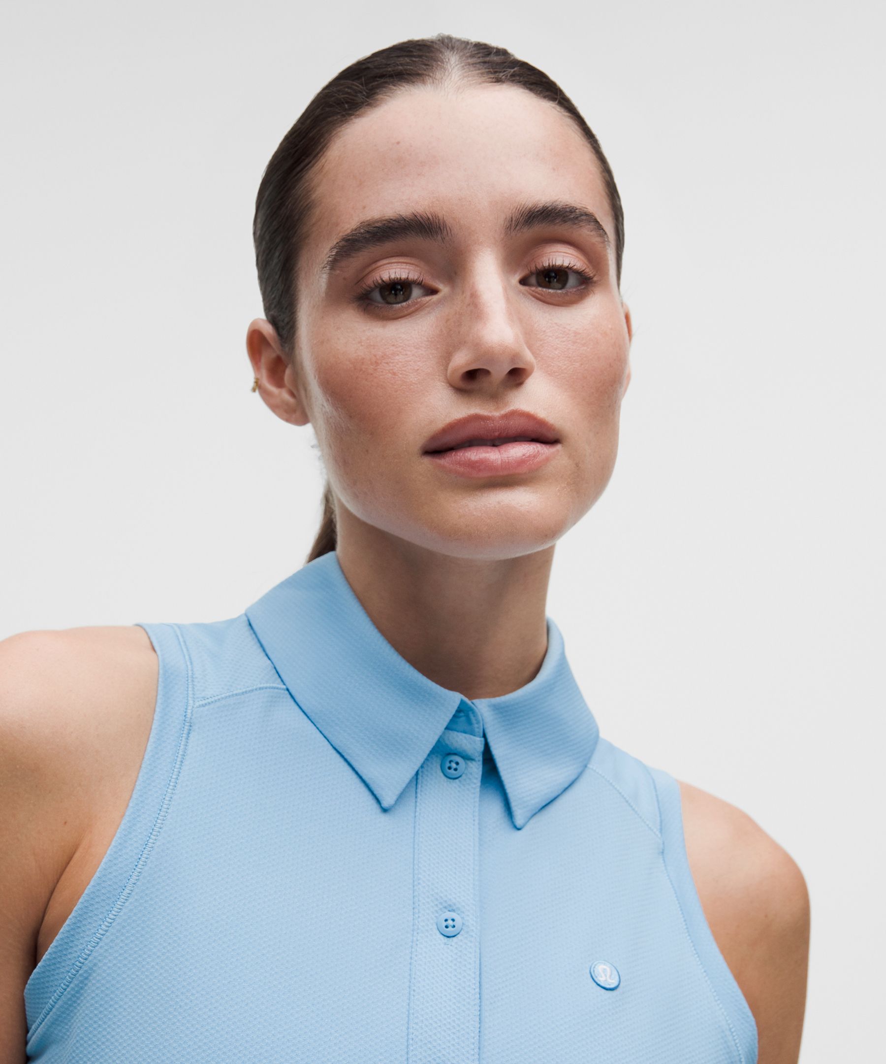 Quick Dry &Auml;rmelloses Poloshirt *Mit geradem Saum