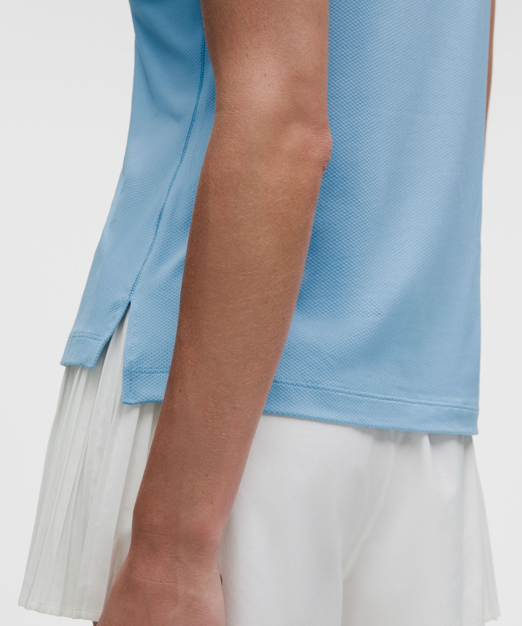 Quick Dry &Auml;rmelloses Poloshirt *Mit geradem Saum
