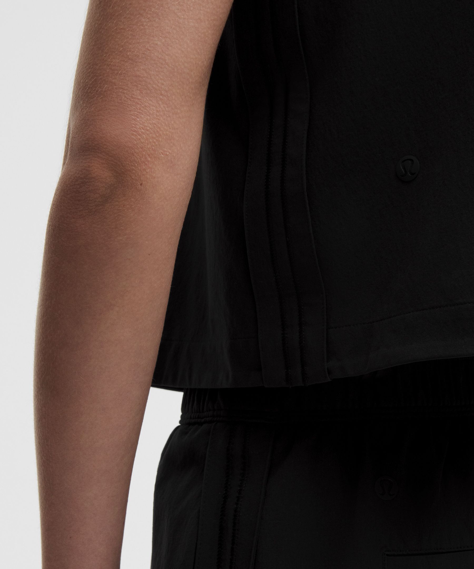 Stretch Woven Relaxed-Fit Tank Top