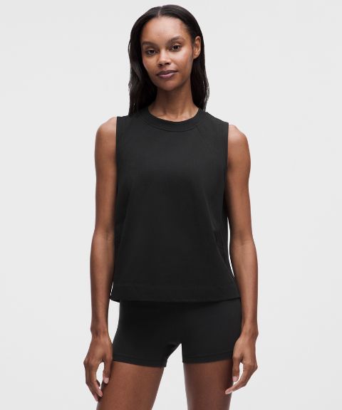 Lululemon Scuba Cotton Jersey Tank Top