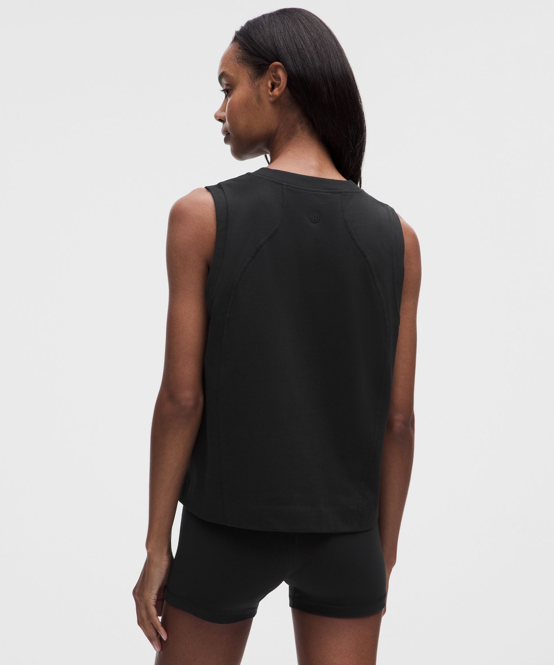 Tank top Scuba de jersey de algod&oacute;n