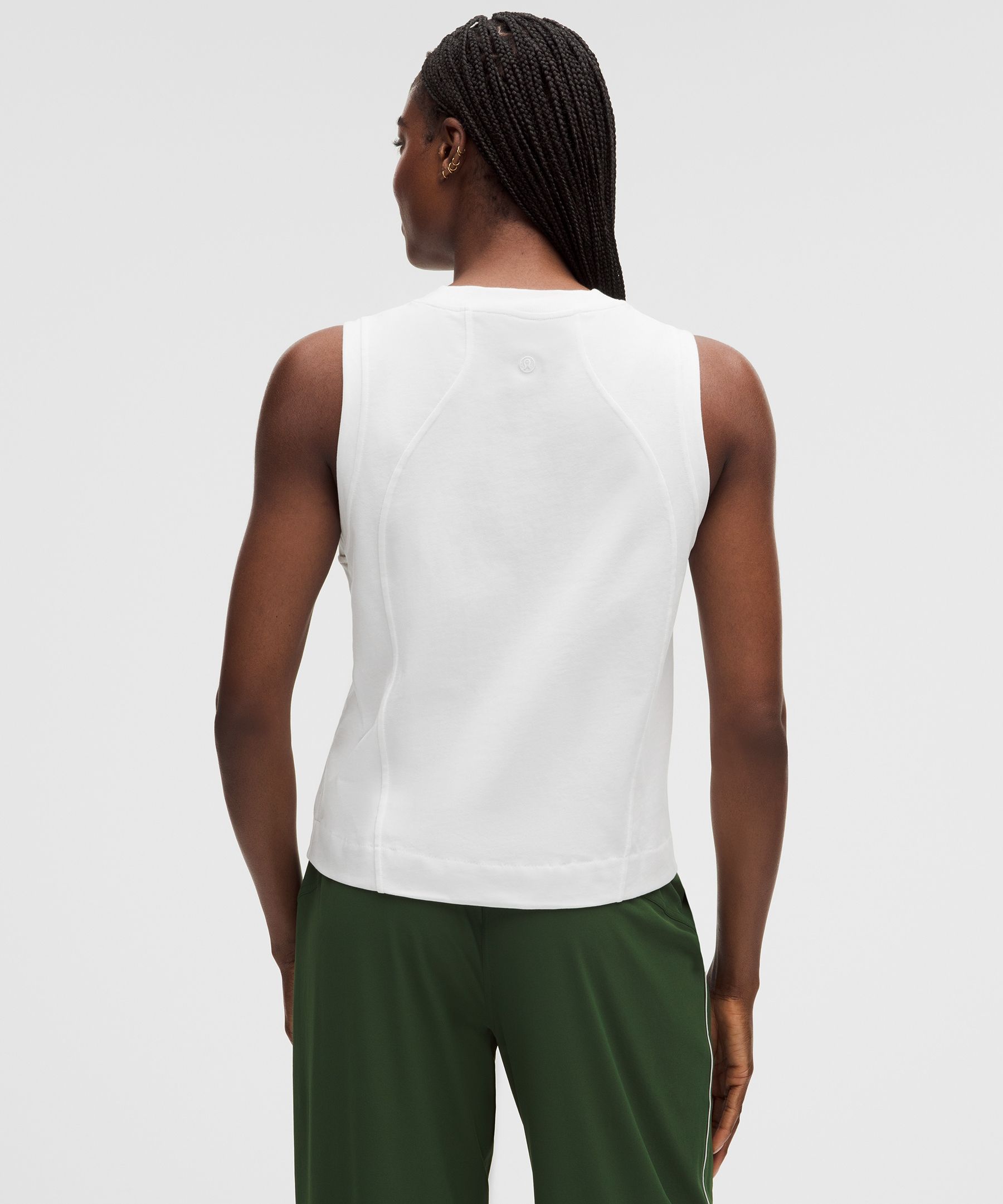 Tank top Scuba de jersey de algod&oacute;n