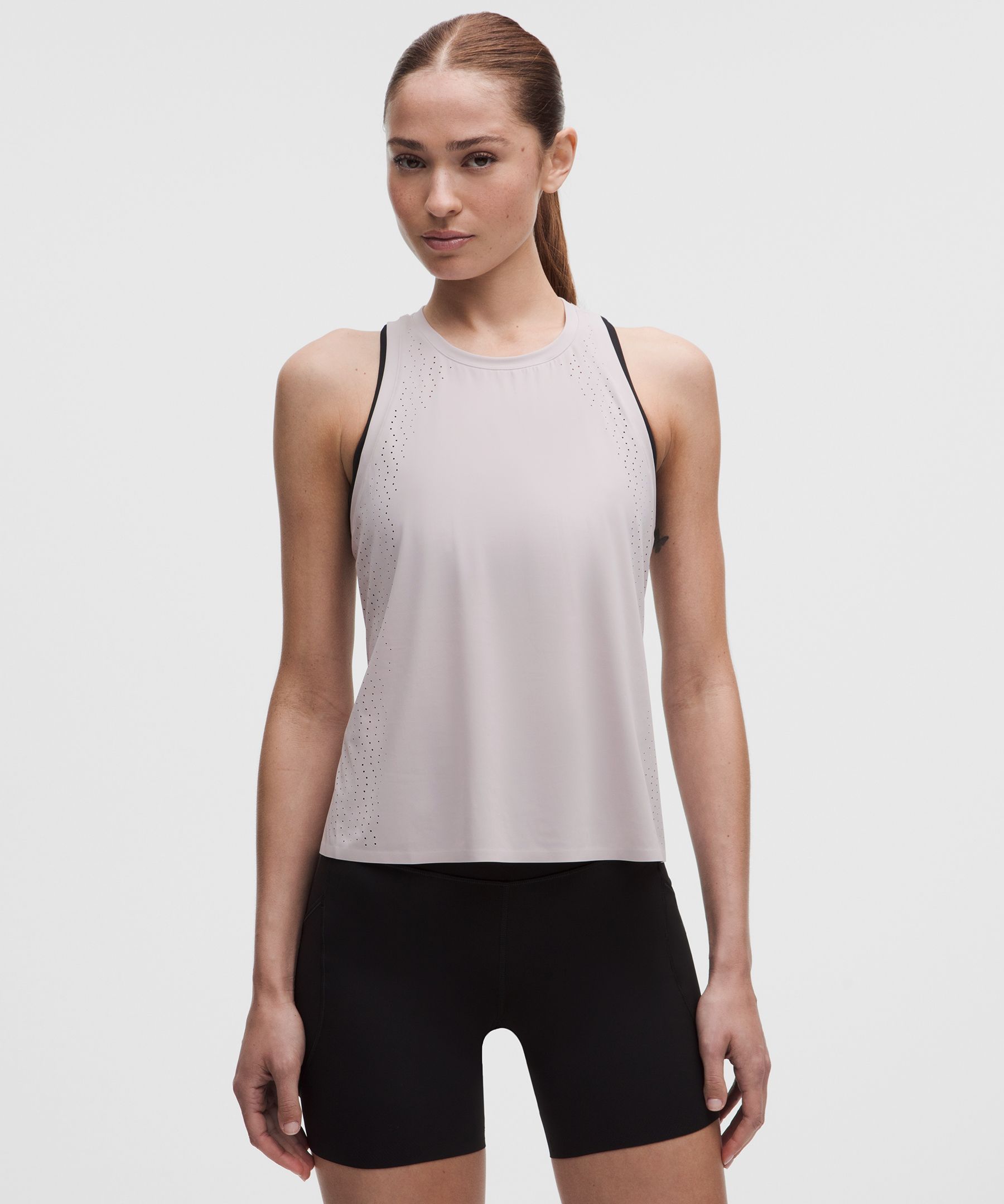 Sleek Perforated Tank Top
