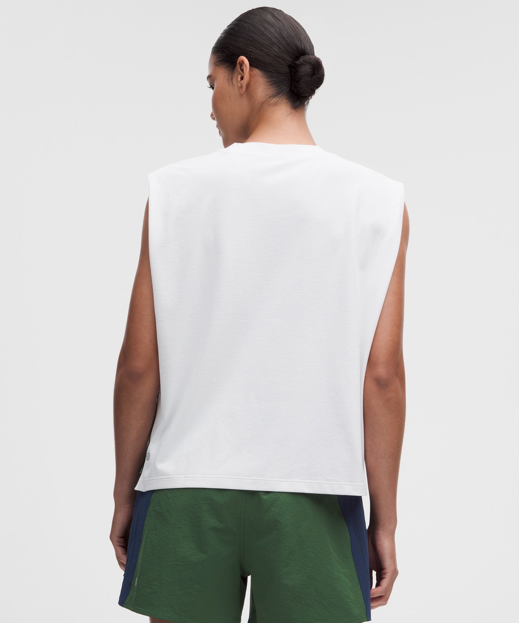 Relaxed-Fit Muscle Tank Top *Tennis Graphic