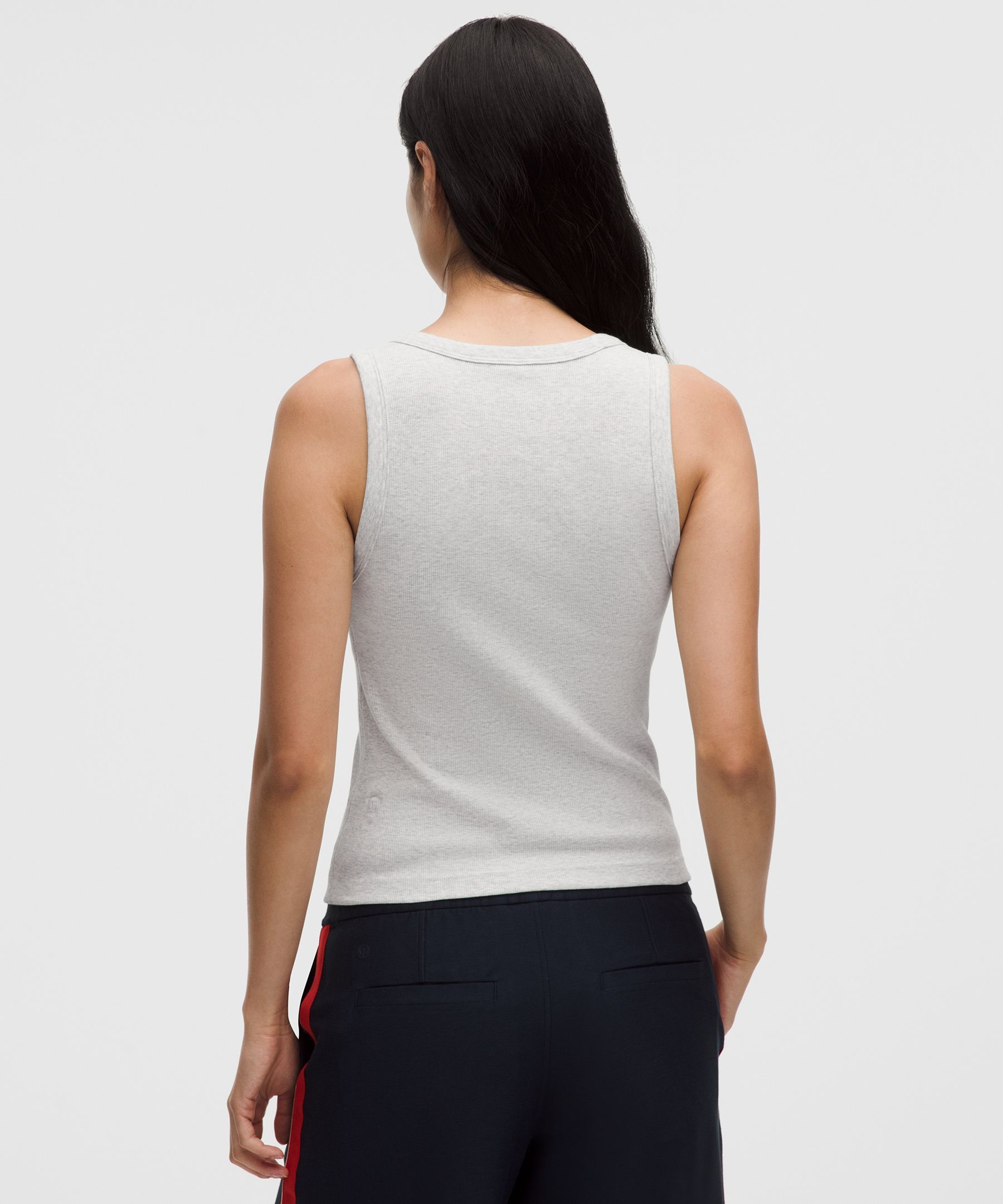 Little Scoop-Neck Tank Top *Ribbed
