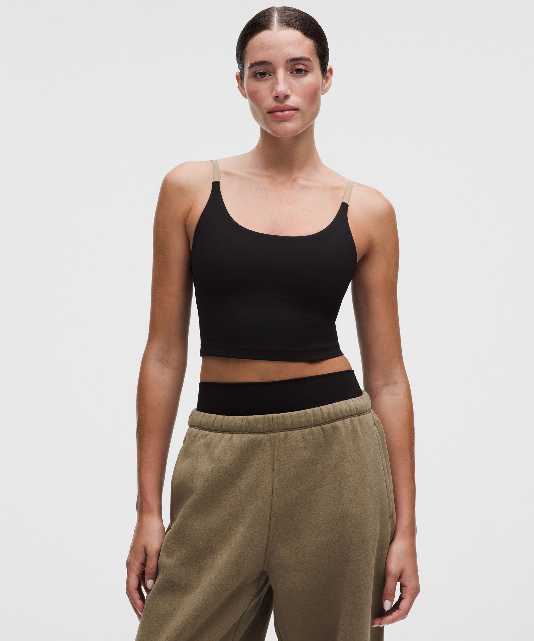 lululemon Align&trade; Scoop-Neck Cropped Tank Top *B/C Cup